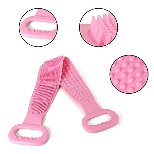 RIGJAK Dual-Sided Body Scrubber - Exfoliating Shower Brush for Men & Women - Perfect for Dead Skin Removal & Deep Cleaning