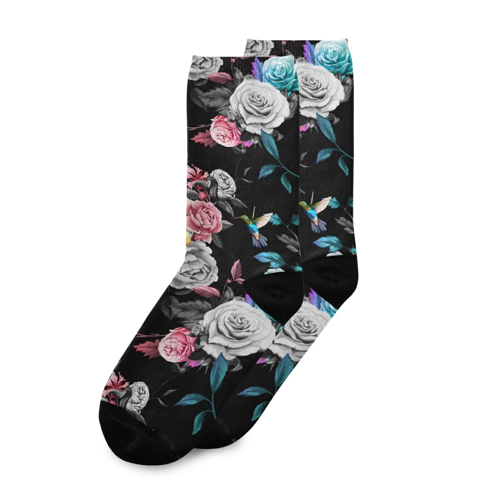 Unisex Long Casual Athletic Crew Socks for Women & Men - Gym & Daily Wear