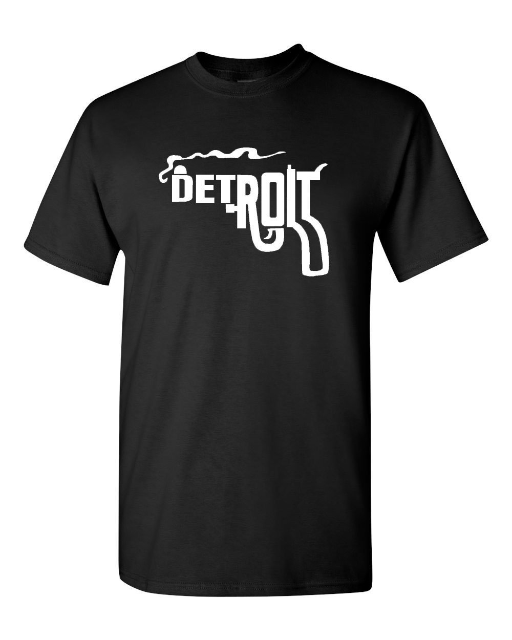 Men's Detroit Smoking Gun Philadelphia Graphic T-Shirt - Black, X-Large | Cool Casual Streetwear for Urban Style & Everyday Wear