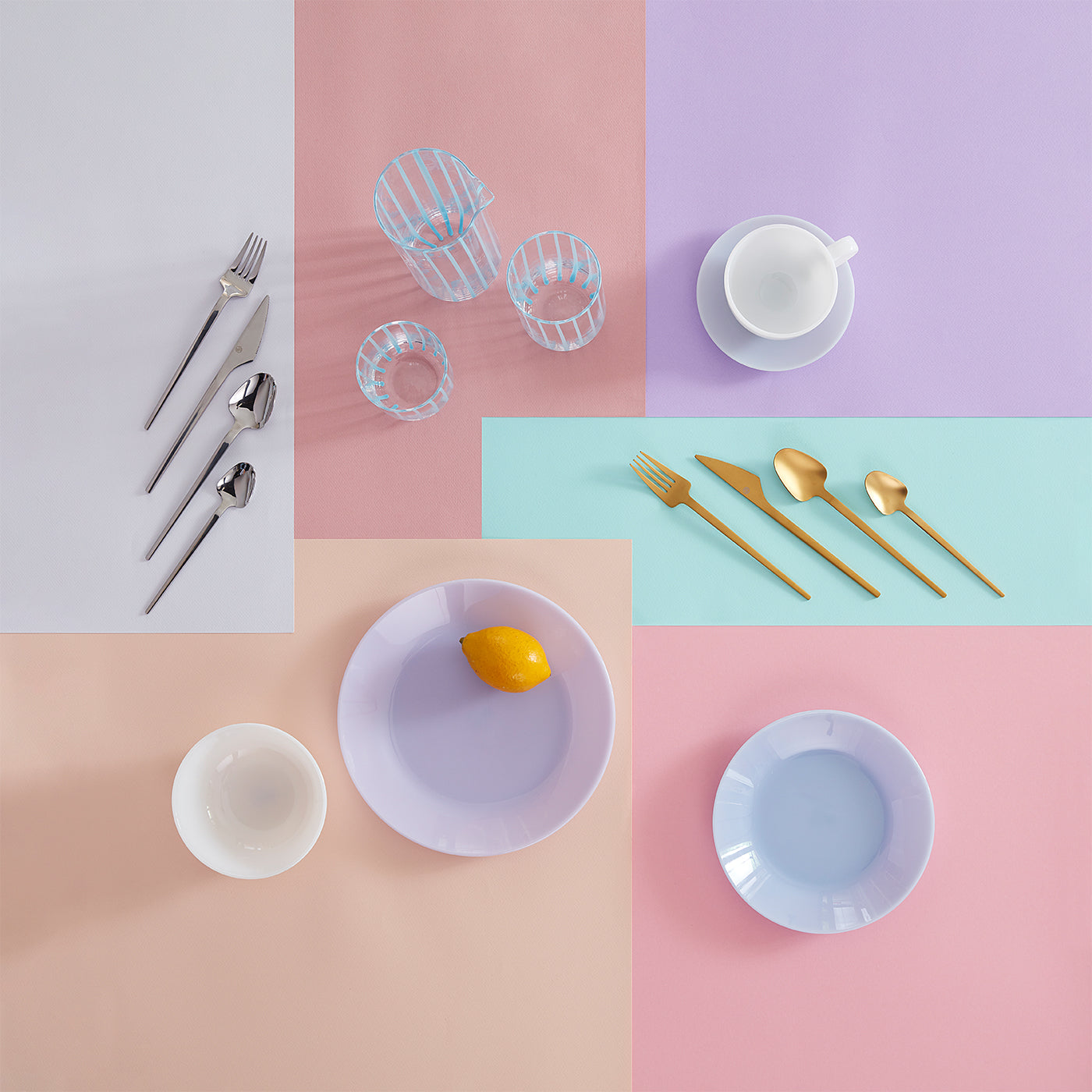 Premium 5-Piece Dinner Set - Elegant Porcelain Tableware for Family Dining & Entertaining | Perfect for Holidays, Dinner Parties & Everyday Use