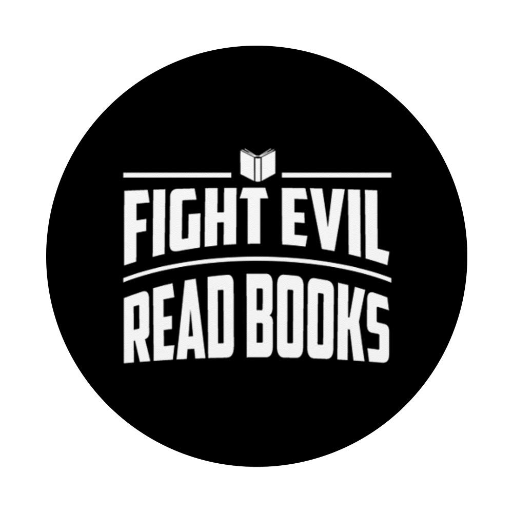 Fight Evil Read Books - Inspirational Book for Motivation & Self-Improvement | Perfect for Home, Office & Gifts