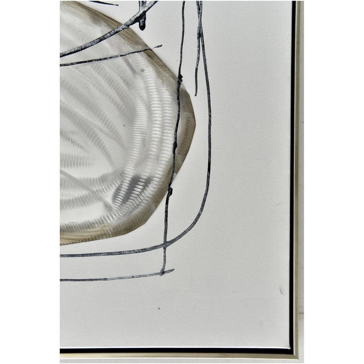 Abstract II Modern Area Rug by Moe's Home Collection - Soft Living Room Carpet for Bedroom & Home Decor