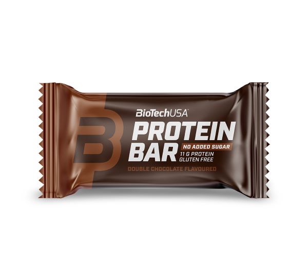 BioTechUSA Protein Bar - Double Chocolate Flavor, 20 Pack (35g Each) | High Protein Snack for Gym, Workout & On-the-Go Energy Boost