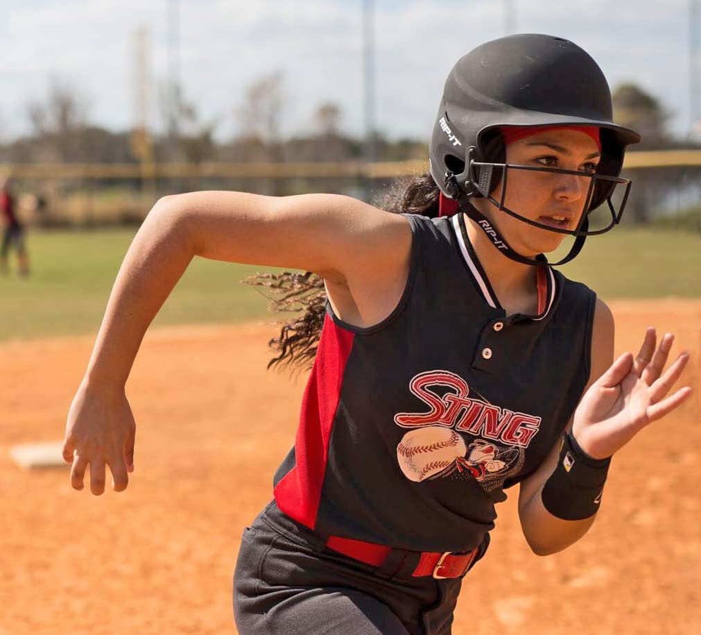 RIP-IT Vision Pro Softball Batting Helmet - Matte Finish Lightweight Women's Sports Gear for Training & Games | Perfect for Fastpitch Softball Players & Coaches