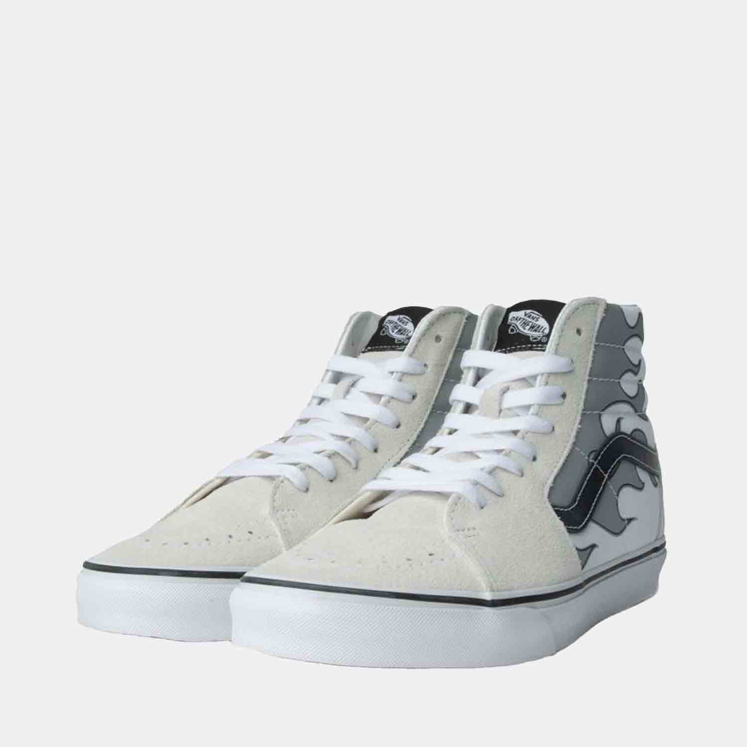 Vans Sk8-Hi Classic Black & White Skate Shoes for Men & Women - High-Top Sneakers for Skateboarding, Streetwear & Casual Wear
