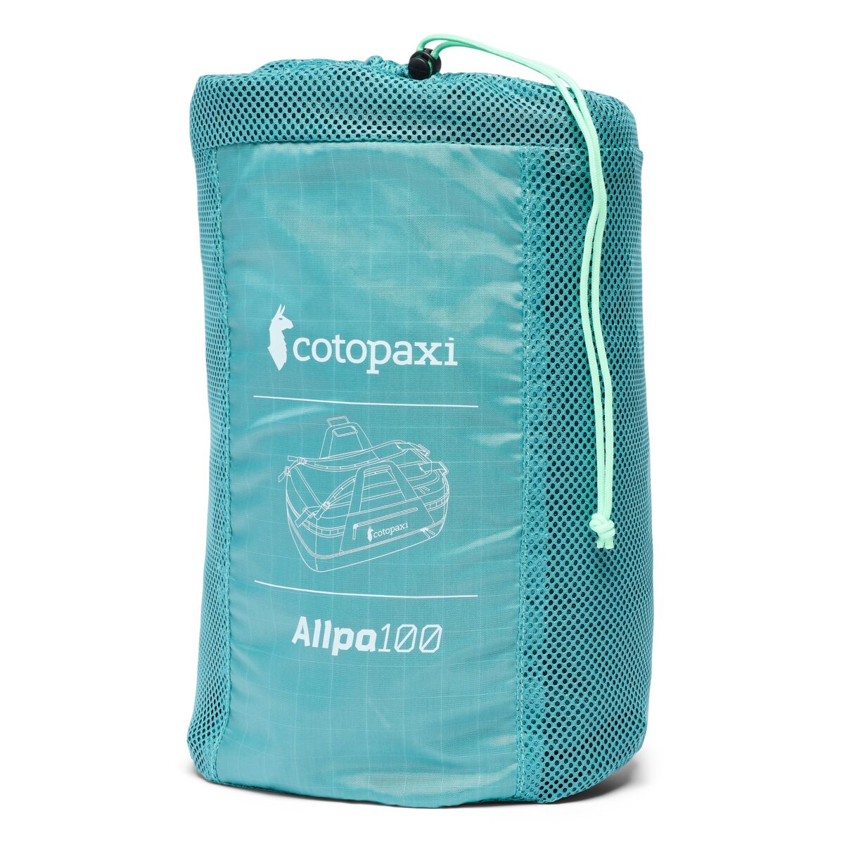 Cotopaxi Allpa Getaway 100L Duffle Bag - Waterproof Travel Duffel with Shoulder Straps | Blue Spruce/Abyss Color | Perfect for Adventure Travel, Camping & Outdoor Gear Storage