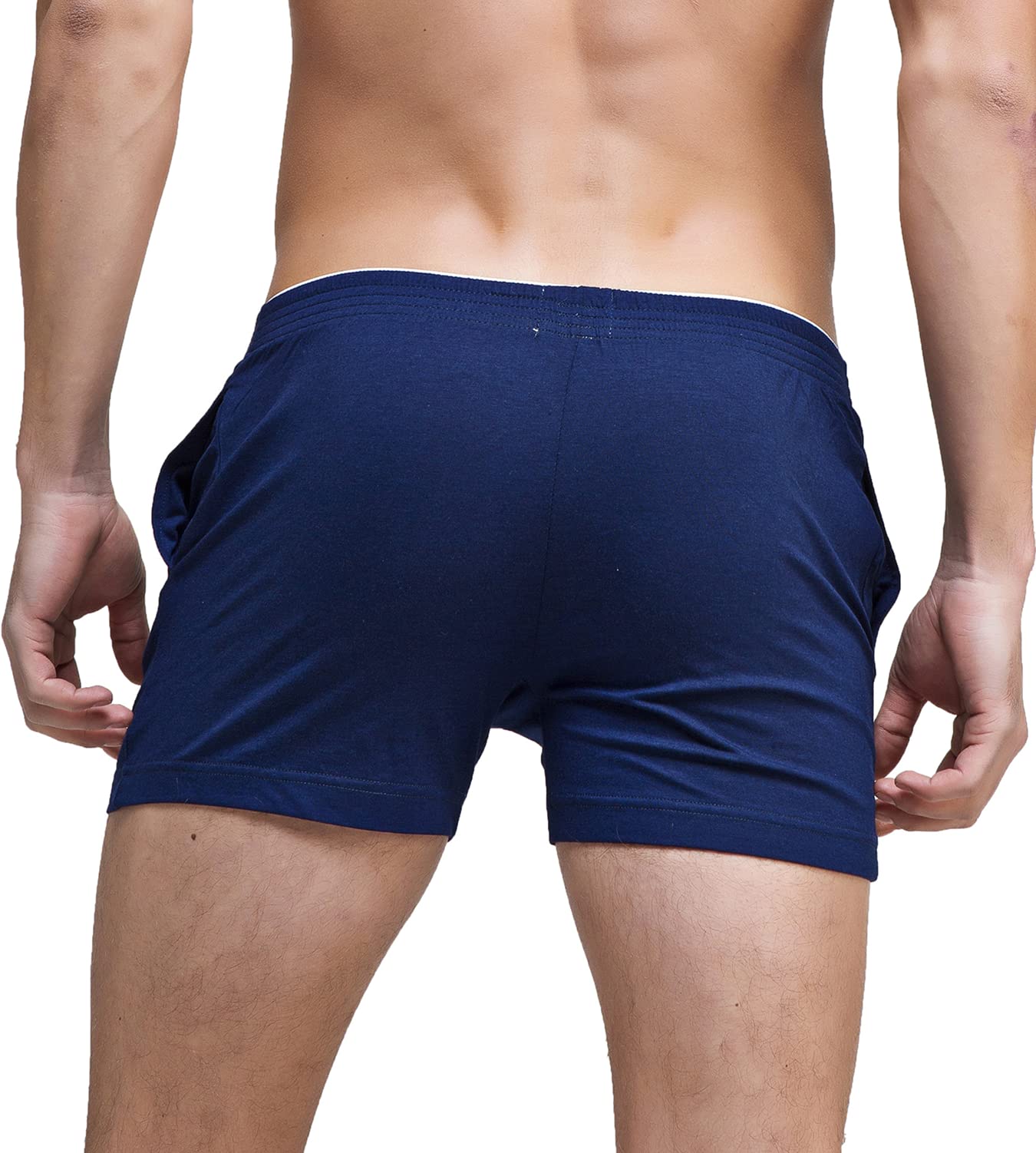 Men's Soft Lounge Pajama Shorts with Pockets - Comfortable Sleepwear for Relaxing at Home, Lounging & Summer Nights