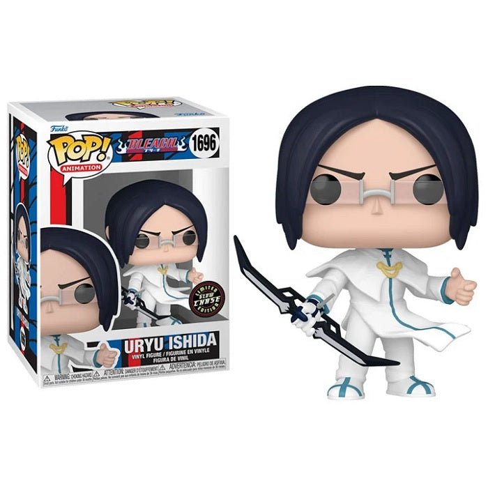 Bleach Pop! Vinyl Figure Uryu Ishida Glow Chase Edition #1696 - Anime Collectible for Fans & Display for Home, Office, or Gaming Room