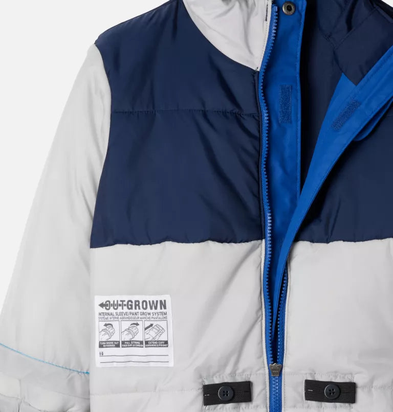 Columbia Men's Mountain Blue/Collegiate Navy Buga III Jacket & Pants Set - Waterproof Hiking Gear for Outdoor Adventures & Camping