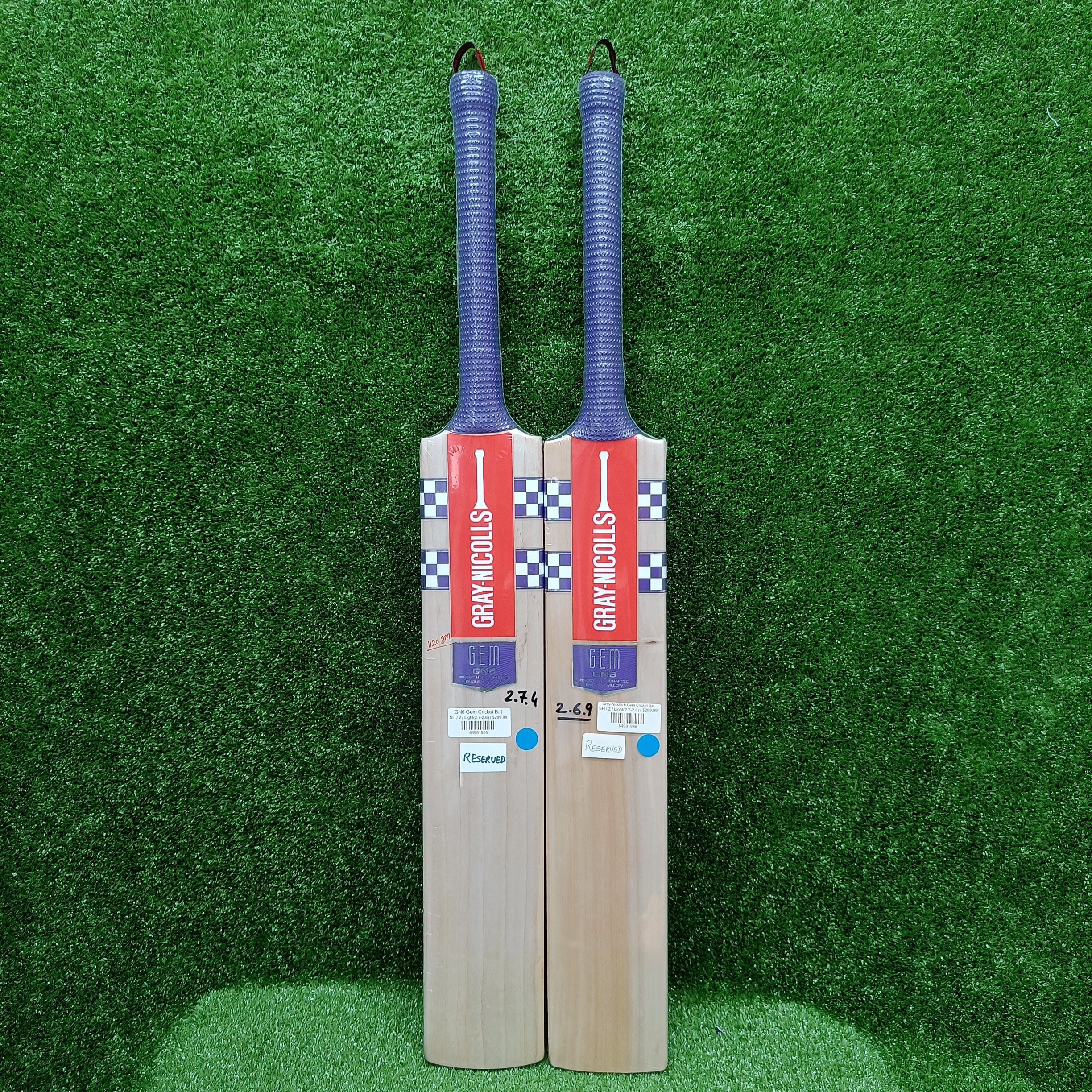 Premium Gray Nicolls 6 Gem English Willow Cricket Bat - Professional Grade for Match Play & Training - Perfect for Club Cricket & Competitive Tournaments