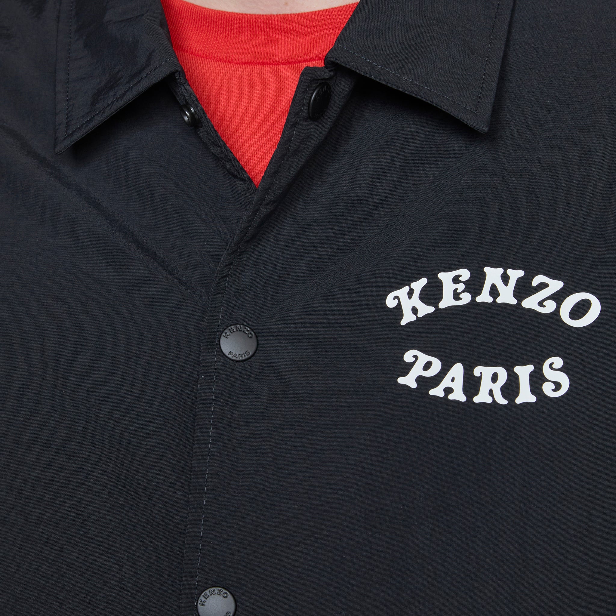 KENZO VERDY MARKET Heavy Coach Jacket - Black | Streetwear Fashion for Men & Women | Perfect for Urban Outfits & Casual Wear