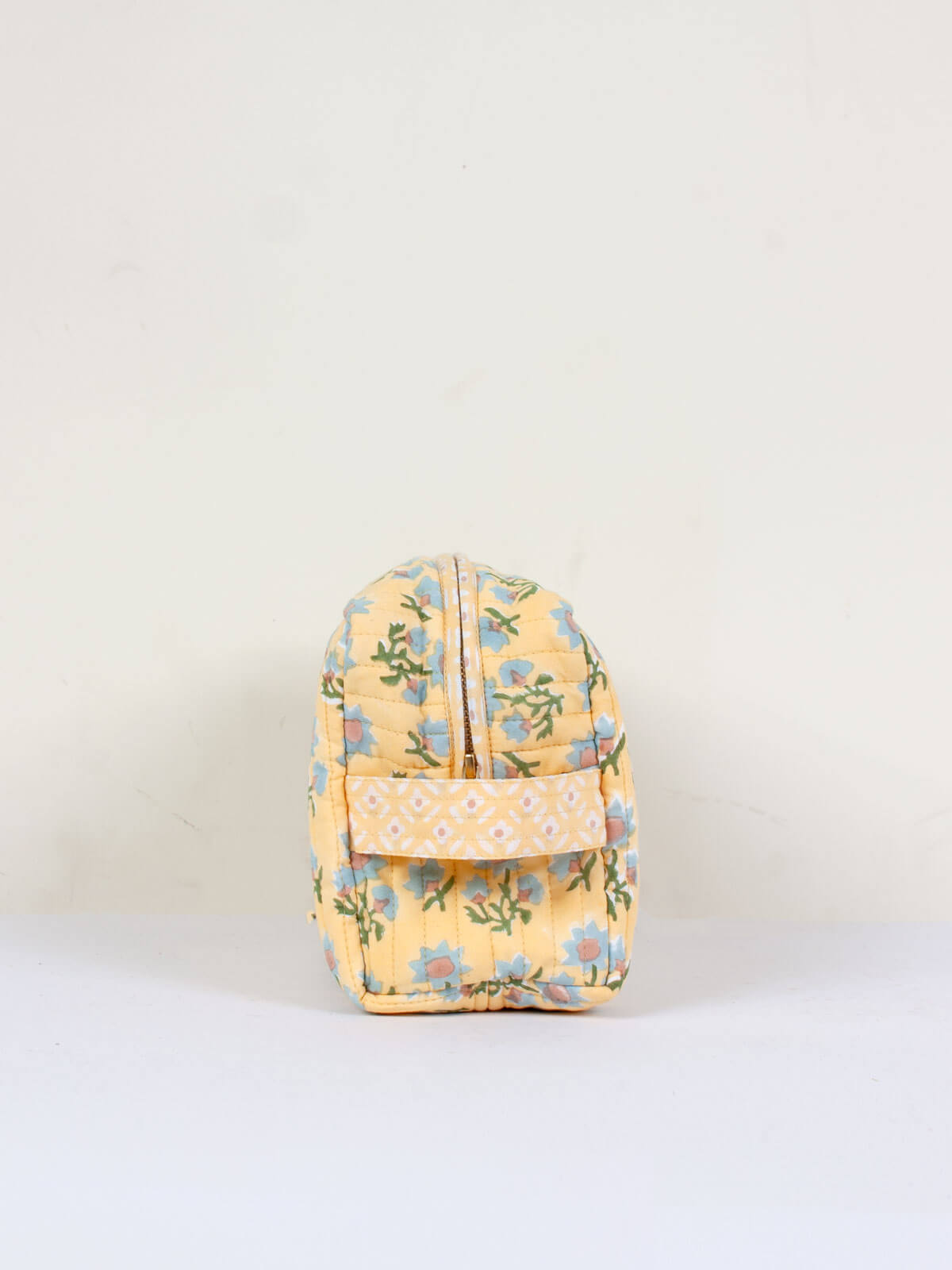 Posie Washbag - Premium Buttermilk Color Cosmetic Pouch for Travel & Gym Essentials | Waterproof & Durable Makeup Organizer