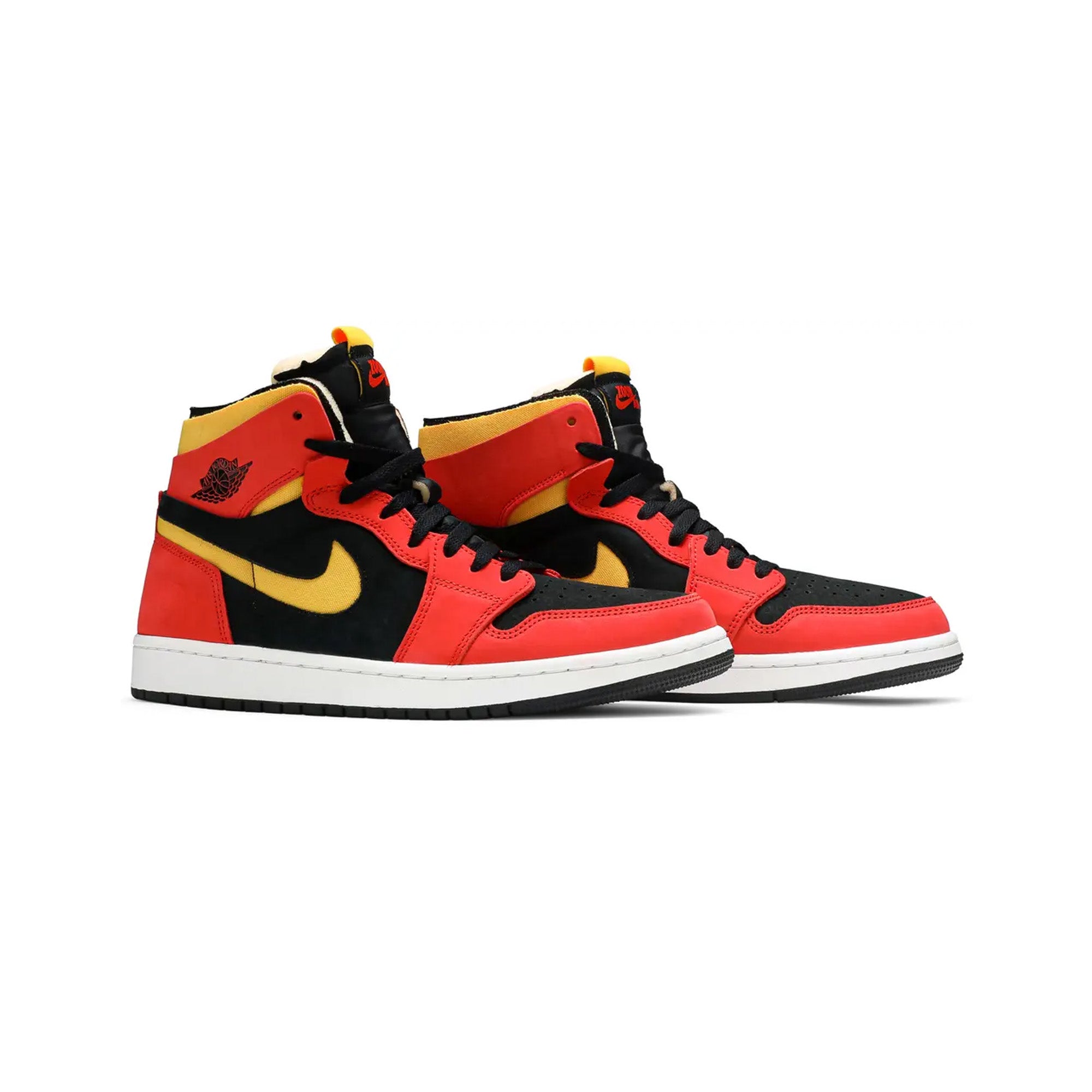 Air Jordan 1 High Zoom CMFT 'Black Chile Red' Basketball Shoes - Men's Sneakers for Running, Gym & Streetwear Fashion