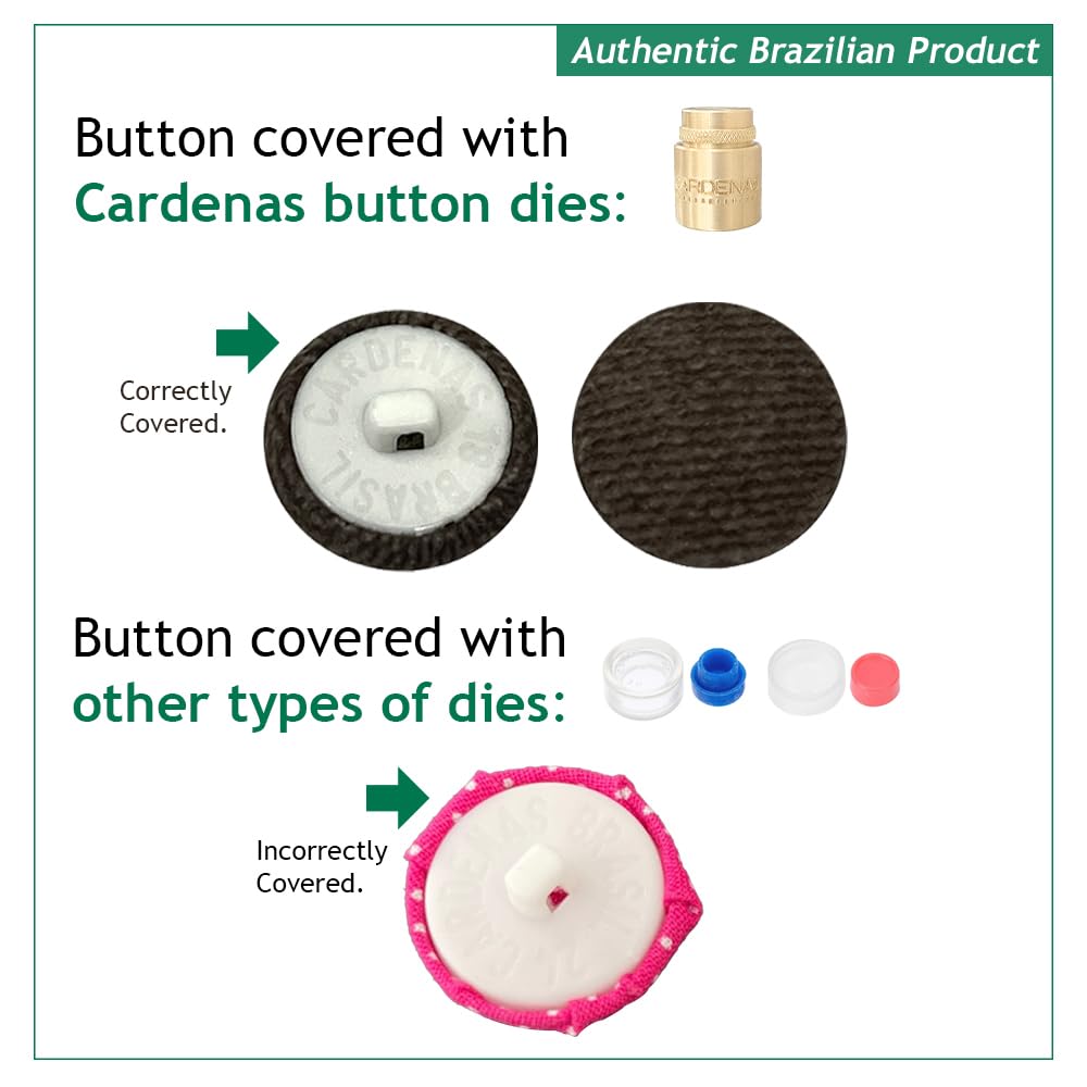 Cardenas DIY Button Maker Machine with Interchangeable Die - 1
