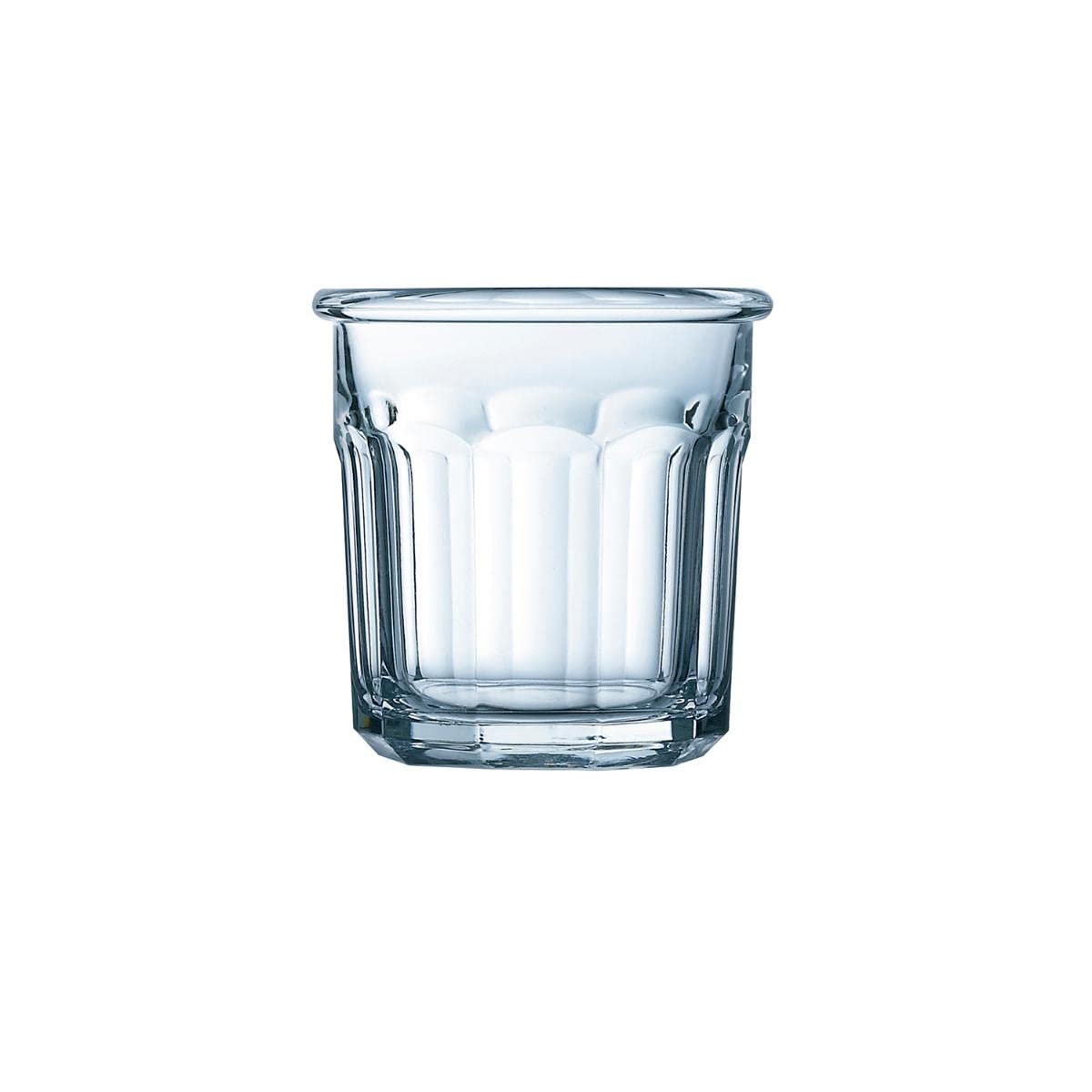 Luminarc Eskale Glass Tumbler 10.5 oz (31 cl) Clear Drinking Cup - Perfect for Iced Coffee, Smoothies, and Cocktails at Home or Office