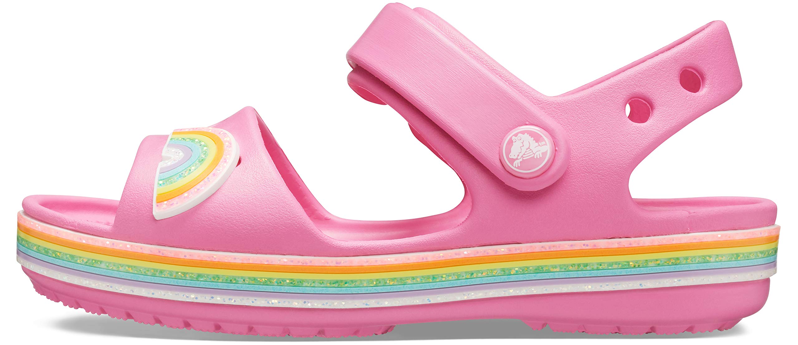 Crocs Crocband Kids' Imagination Sandals in Fuchsia 206145-669 - Comfortable & Lightweight for Beach, Pool & Outdoor Play