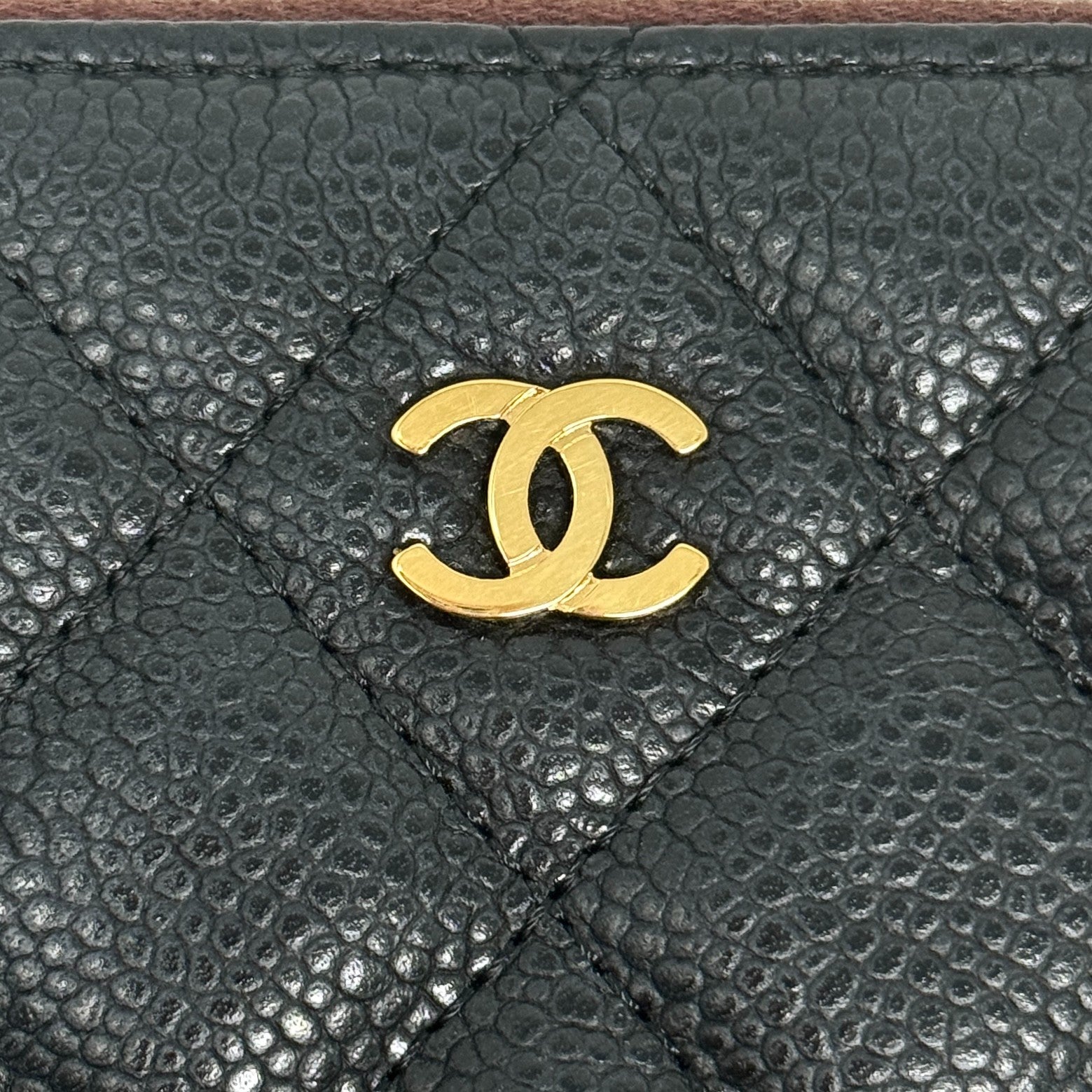 Chanel Black Small O Case Pouch - Luxury Leather Cosmetic Bag for Women | Perfect for Makeup, Travel & Everyday Essentials