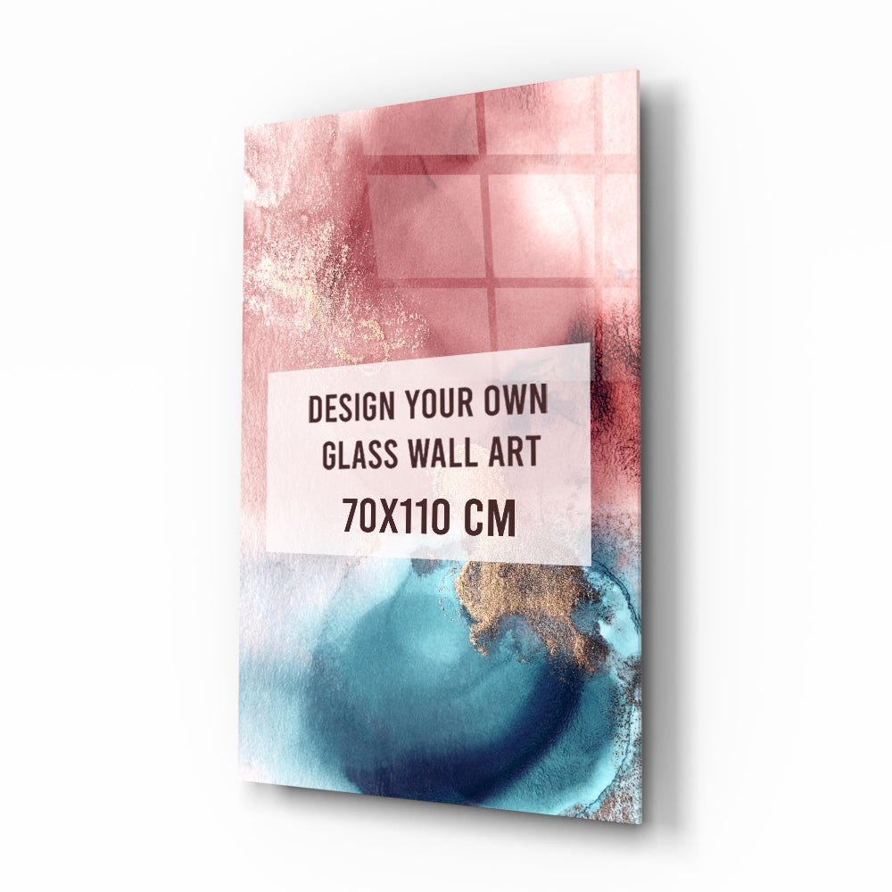 70x110 Custom Design Glass Wall Art - Personalized Home Decor for Living Room, Bedroom & Office - Perfect for Gifts & Interior Design