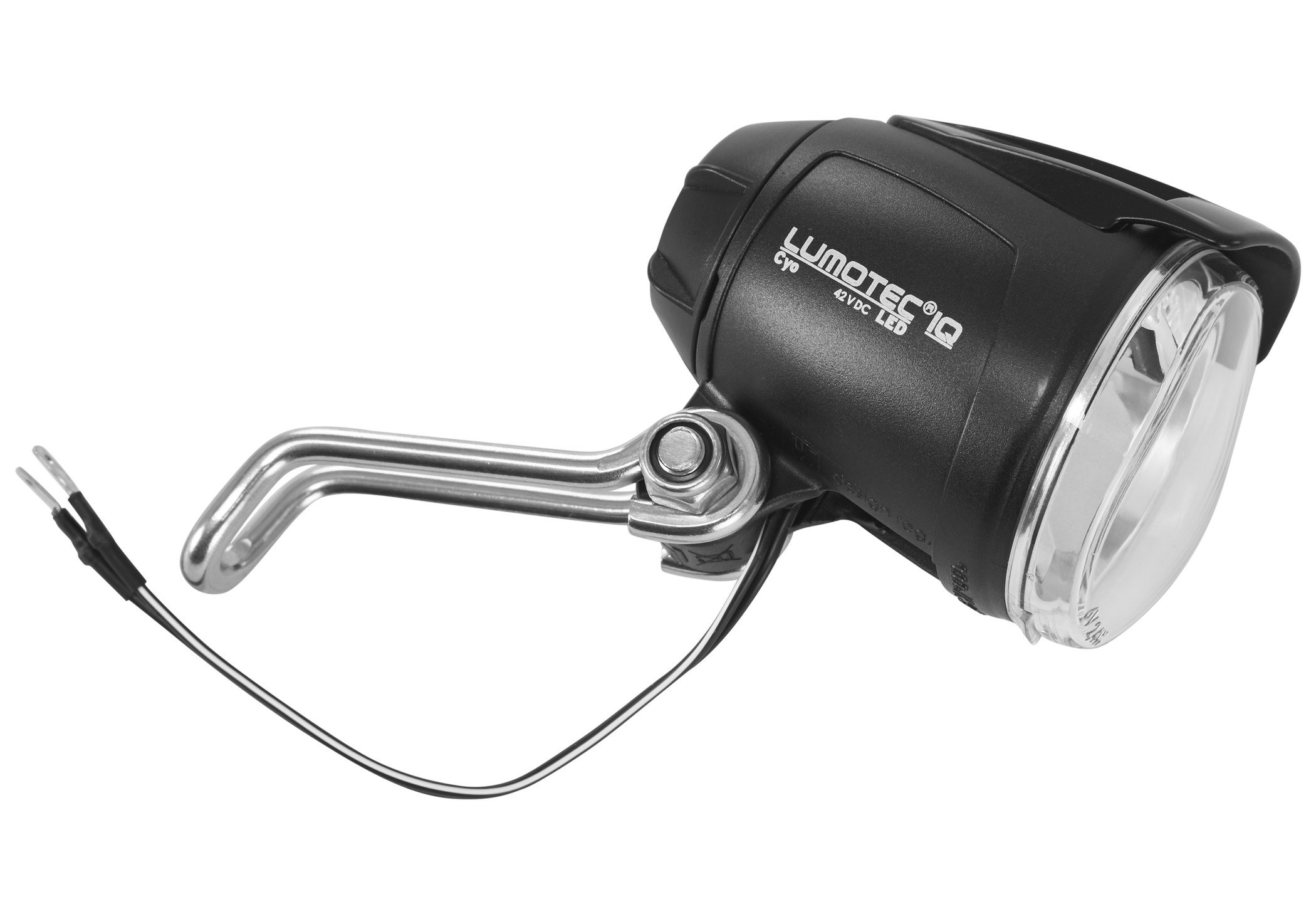 Busch & Müller Lumotec IQ Cyo Premium Senso Plus Dynamo Bike Headlight - Black Waterproof Bicycle Light for Night Riding & Commuting - Perfect for Urban Cycling & Road Safety