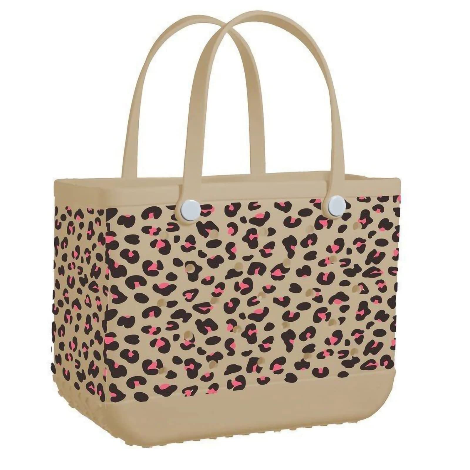 Waterproof Oversized EVA Beach Bag - Sandproof, Lightweight & Washable Tote for Travel, Sports, Shopping | Perfect for Beach Days, Poolside Lounging & Outdoor Adventures