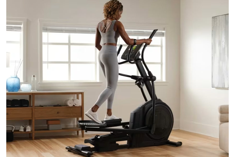 NordicTrack AirGlide 7i Elliptical Machine - Low Impact Cardio Workout Equipment for Home Gym | Perfect for Small Spaces & Full-Body Training | Summer Sale Discount