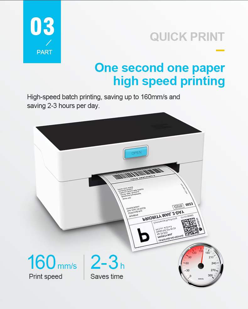 POS 9220 110mm Thermal Receipt Printer for Retail, Restaurant & Small Business - Fast Printing & Compact Design