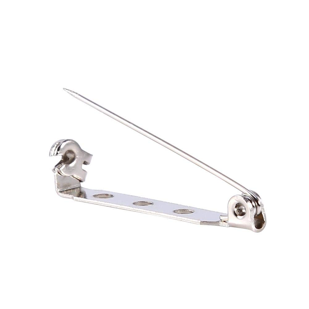 50 Pcs Bar Pins for Jewelry Making - 20/25/32/38mm Brooch Lock Back Safety Catch Rolling - DIY Craft Supplies for Necklaces, Bracelets & Pins - Perfect for Jewelers & Crafters