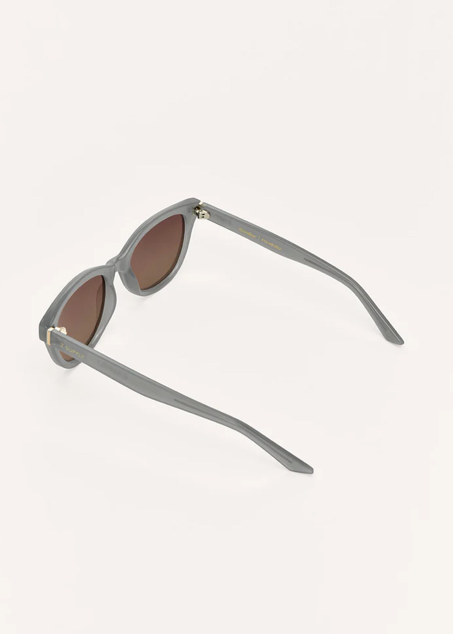 Z Supply Shoreline Polarized Sunglasses in Pewter - UV Protection for Driving, Fishing & Outdoor Activities