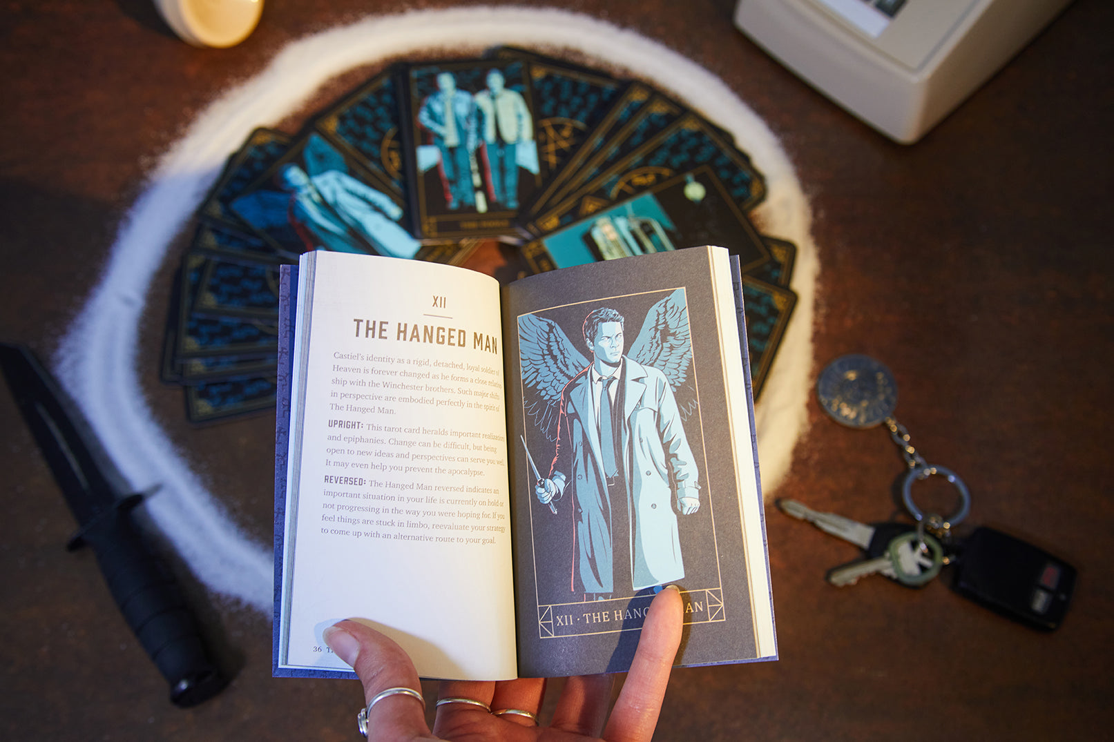 Supernatural Tarot Deck with Guidebook - 78 Card Deck for Divination, Spirituality & Self-Discovery | Perfect for Beginners, Meditation & Psychic Readings