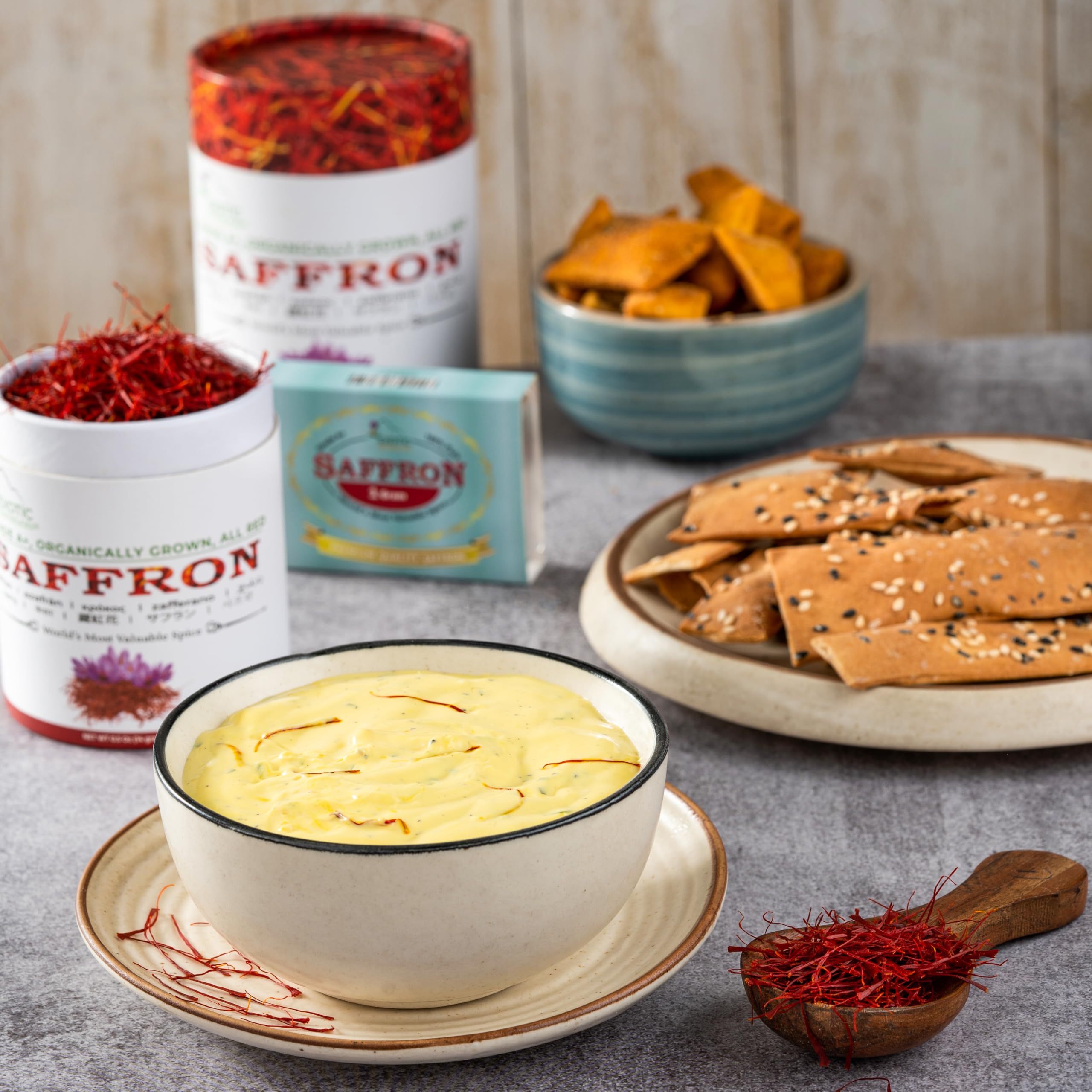 Premium Grade A+ Super Negin Saffron Threads - 100% Pure All Red Saffron Spice for Cooking, Baking & Beverages | Perfect for Paella, Risotto, Bomba Rice, Saffron Tea & Golden Milk | Gourmet Kitchen Essential (2g/0.07oz) | Ideal for Home Chefs, Food Enthusiasts & Healthy Lifestyles