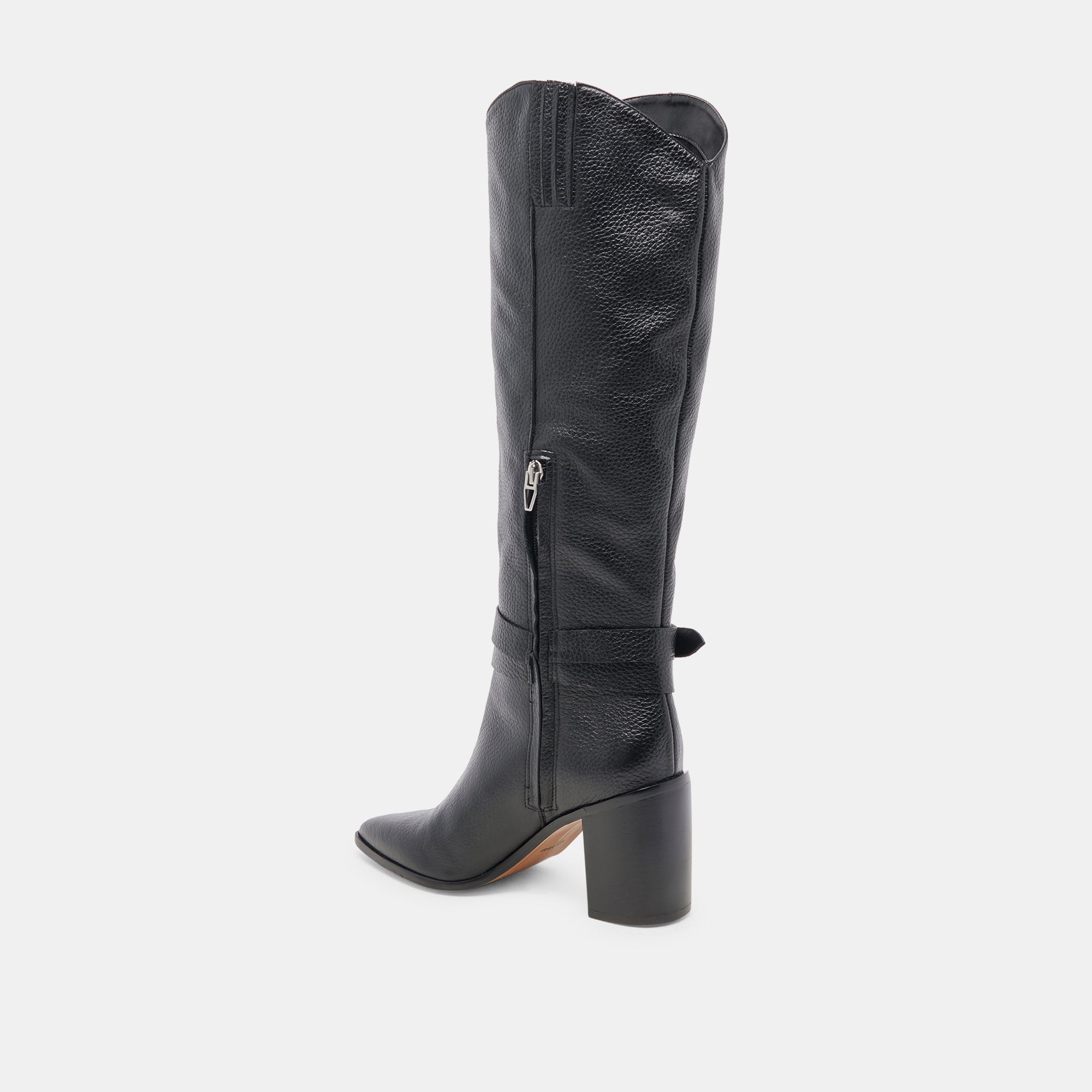 TYRONE Black Leather Boots for Men - Stylish & Durable Footwear for Work, Outdoor & Casual Wear