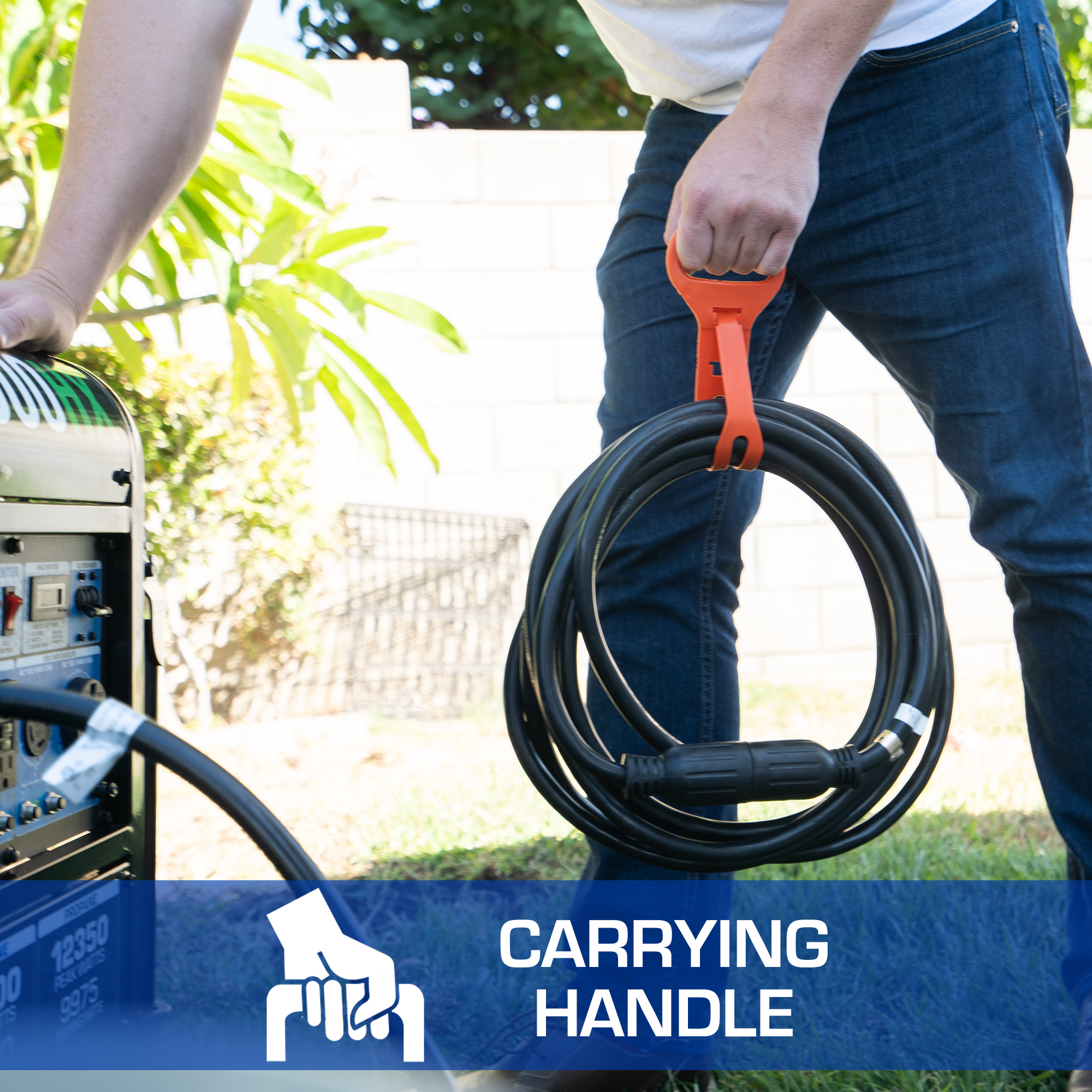 30 Amp 25ft 10 Gauge L14-30 Heavy Duty Generator Power Cord - Reliable Home Backup Power for RV, Camping & Emergency Use
