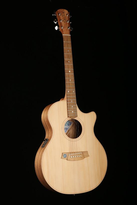 Cole Clark 'Angel' AN2EC Bunya/Blackwood Acoustic Electric Guitar - Professional Performance & Stage Ready for Musicians