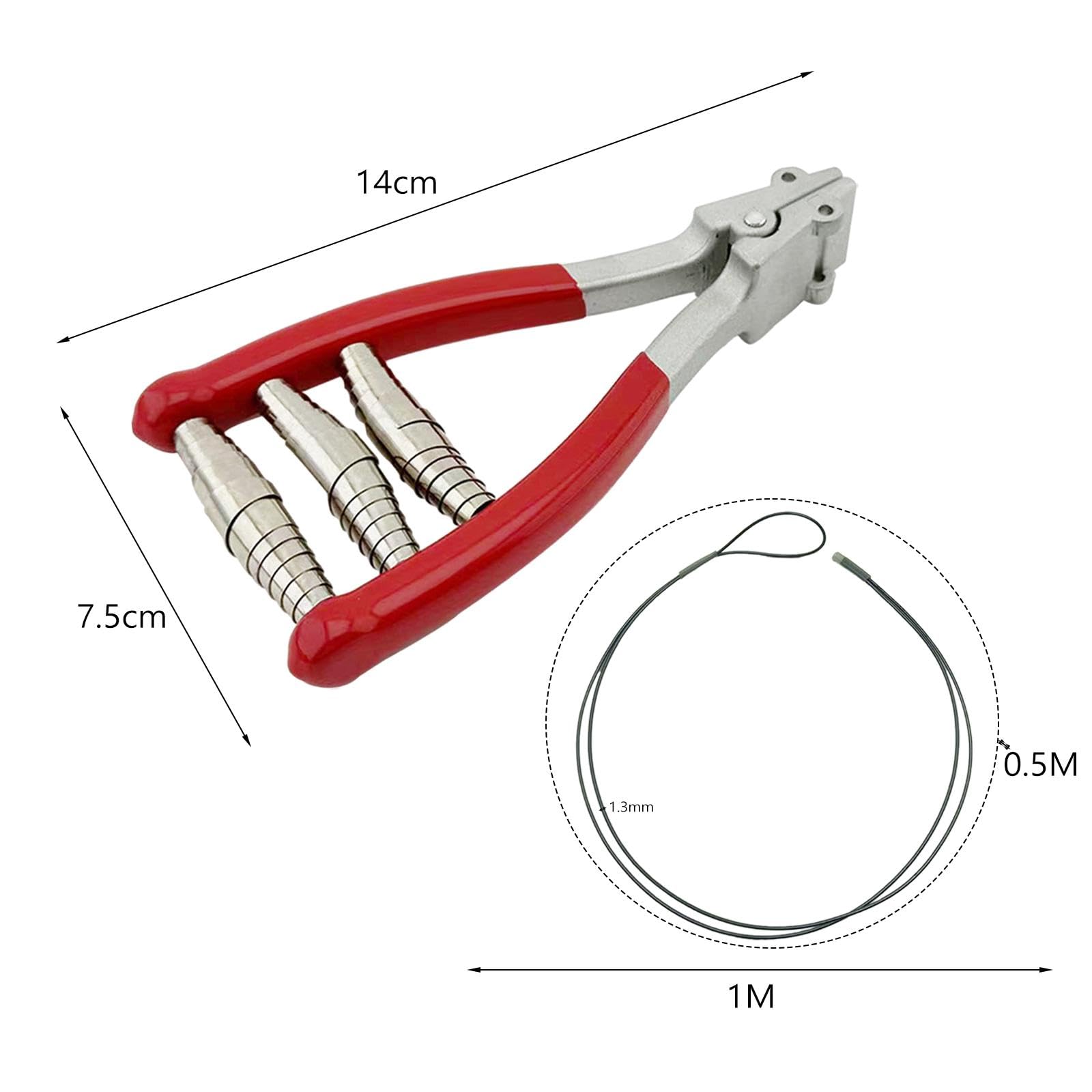 Professional Tennis & Badminton Racket Stringing Clamp - Heavy Duty 3-Spring Starting Clamp Tool for Racquet Sports Equipment | Perfect for Tennis, Badminton Players & Stringing Professionals