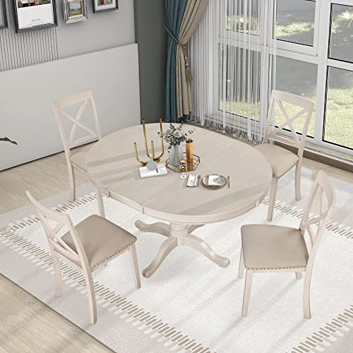 Antique White and Beige