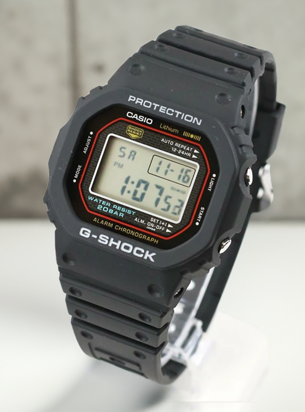 CASIO G-Shock DW-5000R-1AJF Digital Watch - Recreating the Original 5000 Series Design, Made in Japan (JDM) | Durable Sports & Outdoor Watch for Men, Perfect for Running, Hiking & Adventure Activities