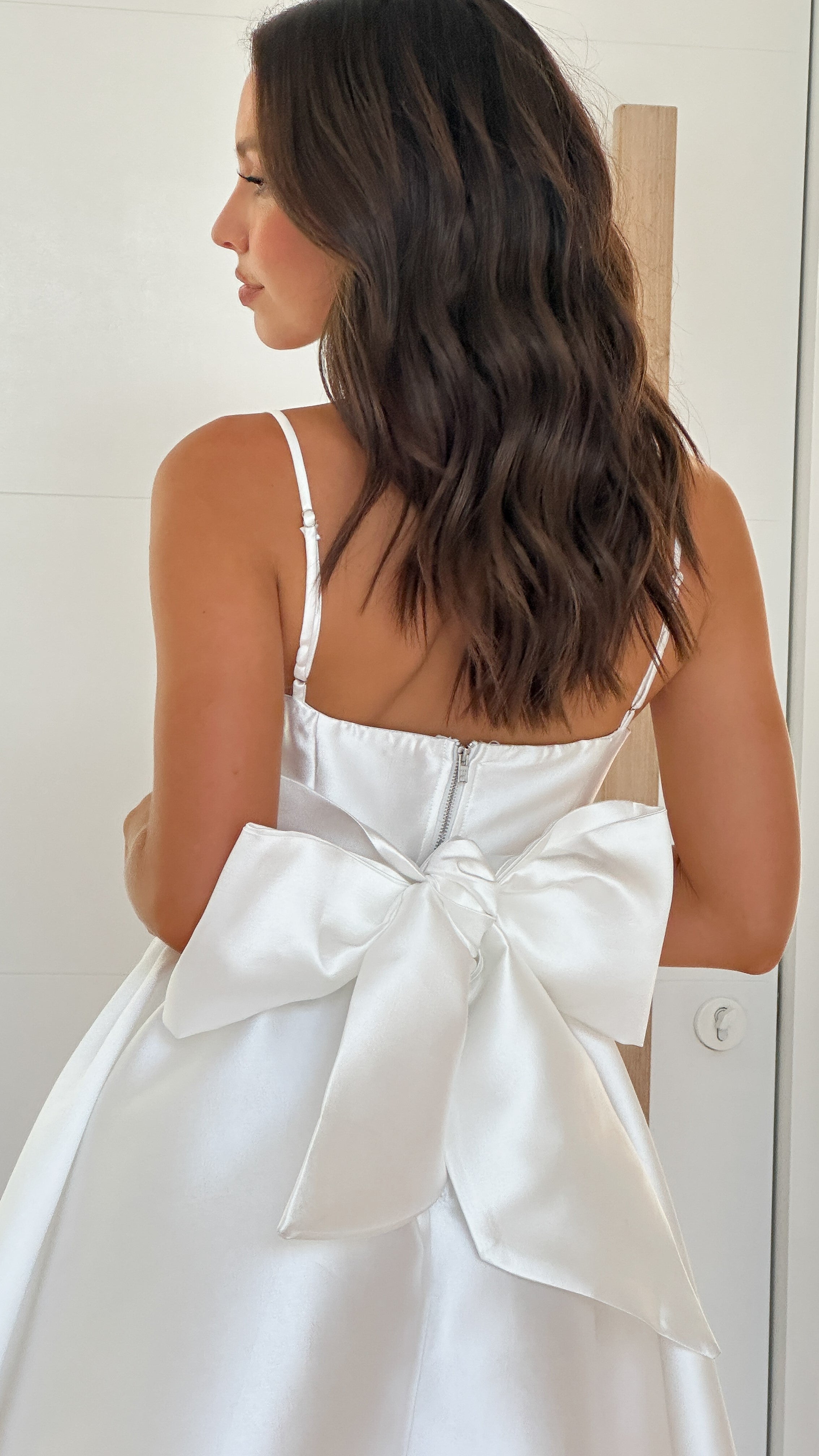 Ichiko Mini Dress - White | Elegant & Stylish Women's Summer Dress for Casual Outings & Parties | Perfect for Beach, Date Night & Vacation