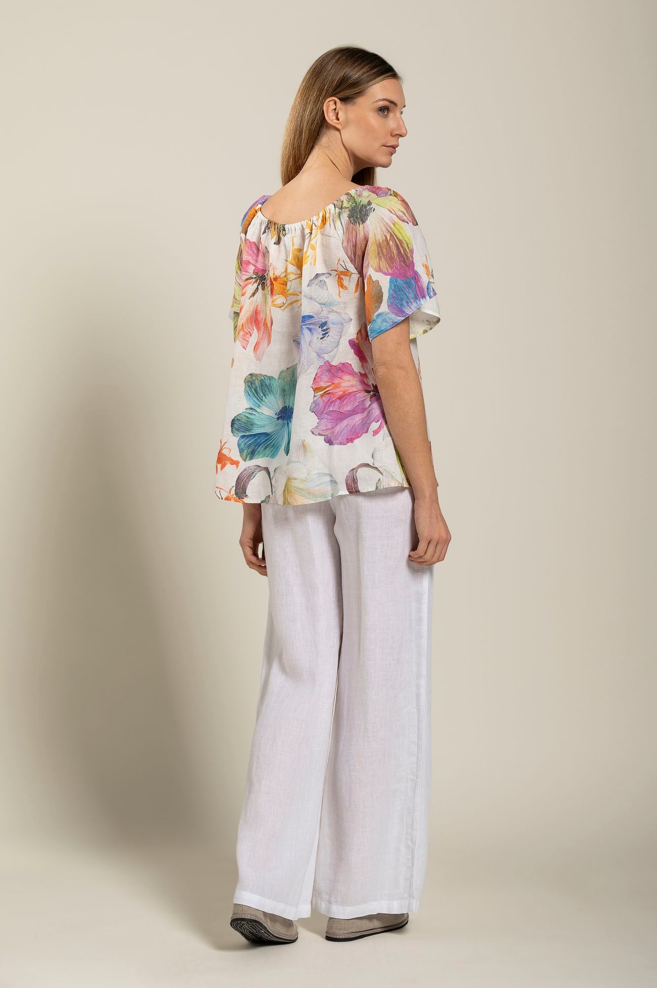 Floral Printed Women's Blouse - Stylish Floral Pattern Top for Casual & Office Wear | Perfect for Spring & Summer Outfits