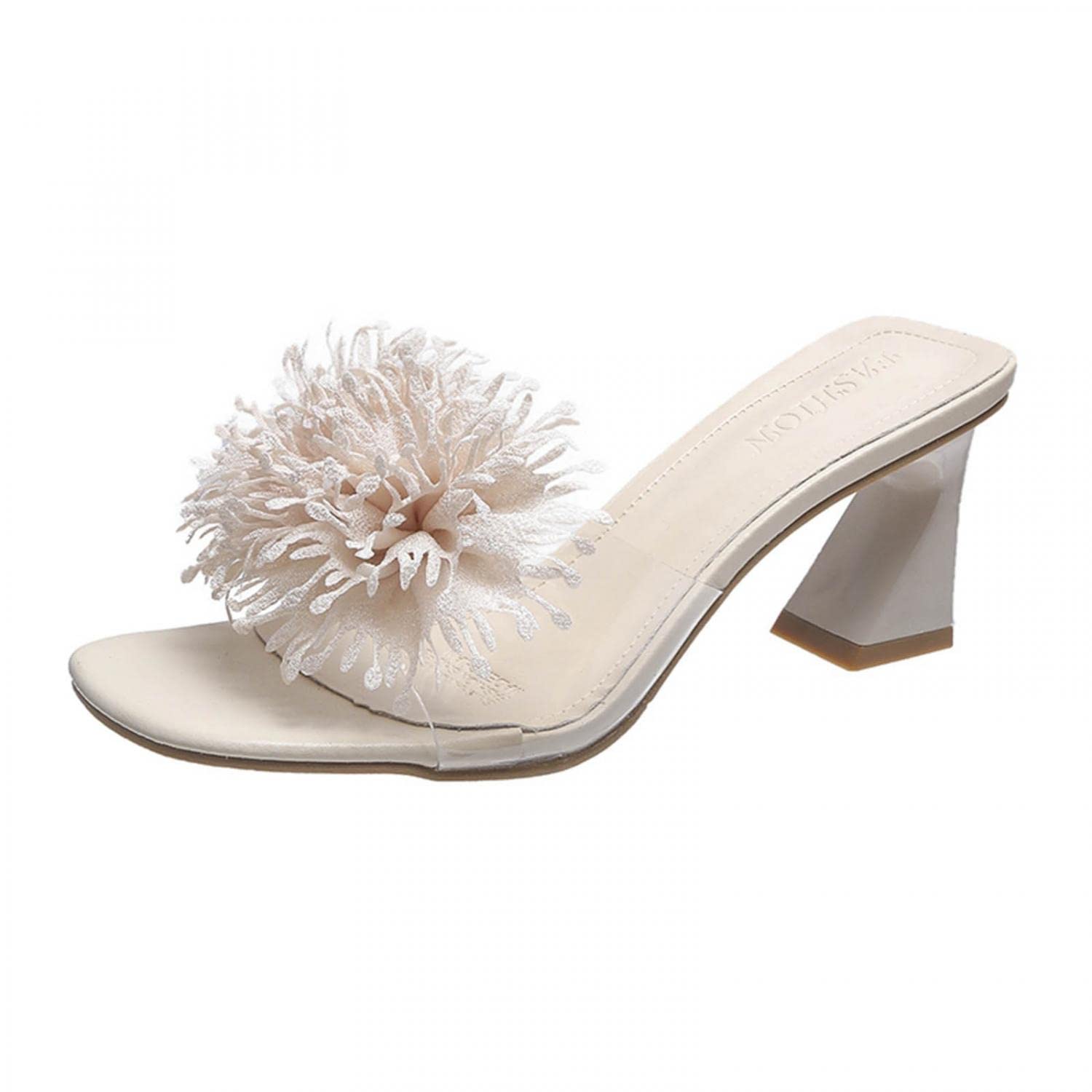 **Elegant Women's High Heel Sandals - Chunky Heel Open Toe Dressy Summer Sandals for Casual, Beach & Party Wear**    *Use for weddings, vacations, date nights, and stylish summer outings.*