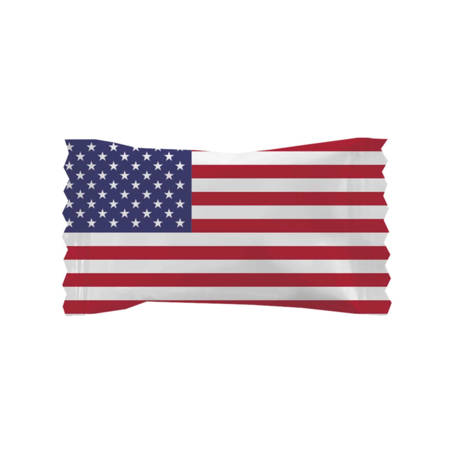 USA Flag Wrapped Buttermints - 110 Count Bulk Bag | Patriotic Party Favors, Wedding & Hospitality Mints for Events, Offices & Hotels