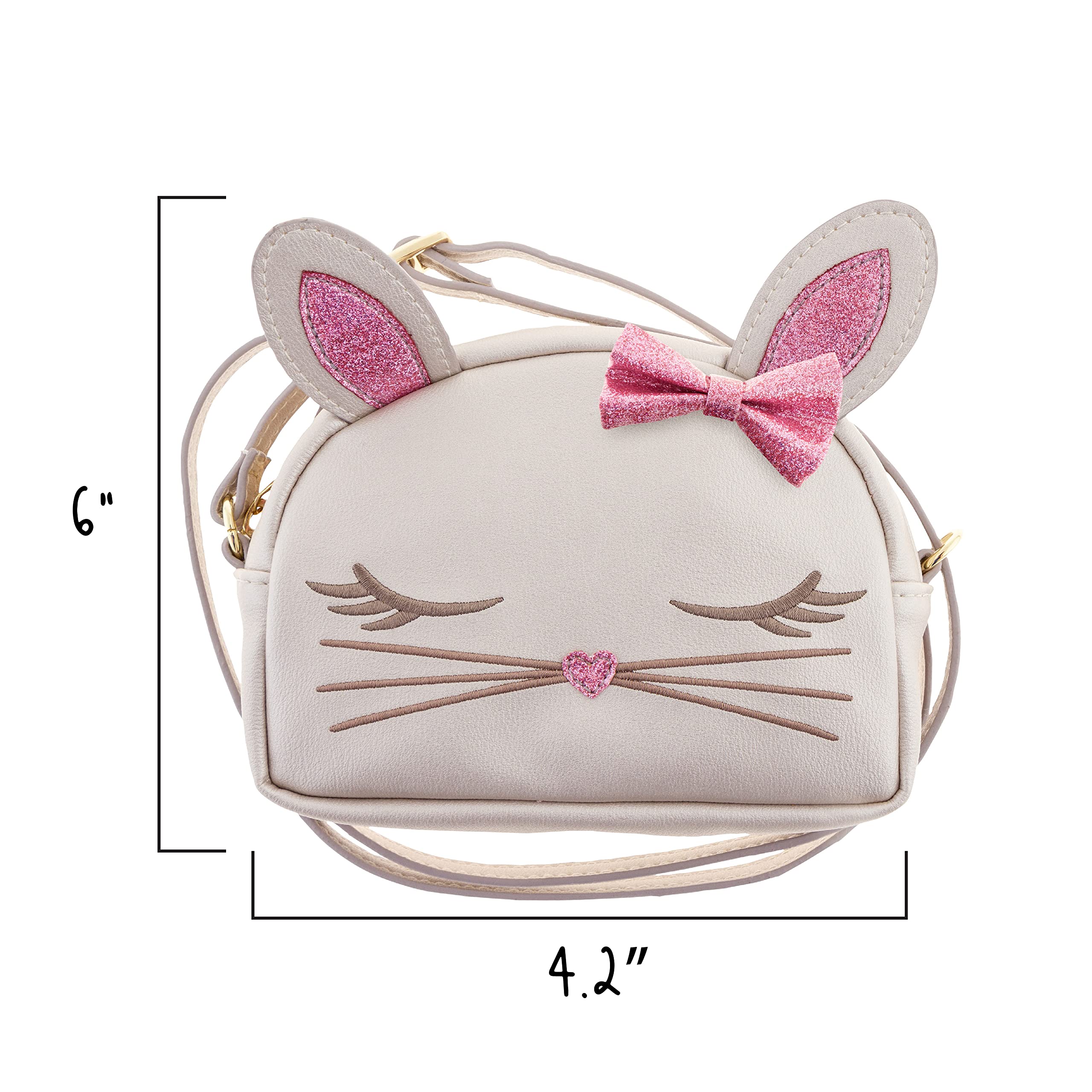 Stephen Joseph Girls Crossbody Purse - Fashionable Toddler Handbag for Little Girls | Perfect for School, Travel & Birthday Gifts