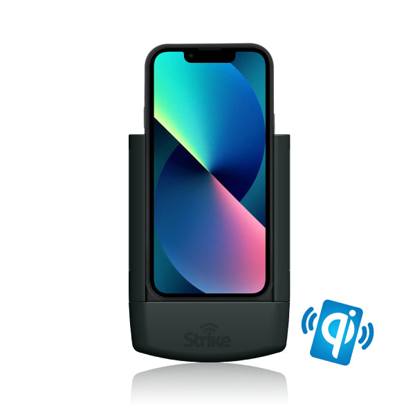 iPhone 13 Mini Wireless Charging Car Mount Holder - Compatible with Apple Cases | Perfect for Commuting, Road Trips & Hands-Free Driving
