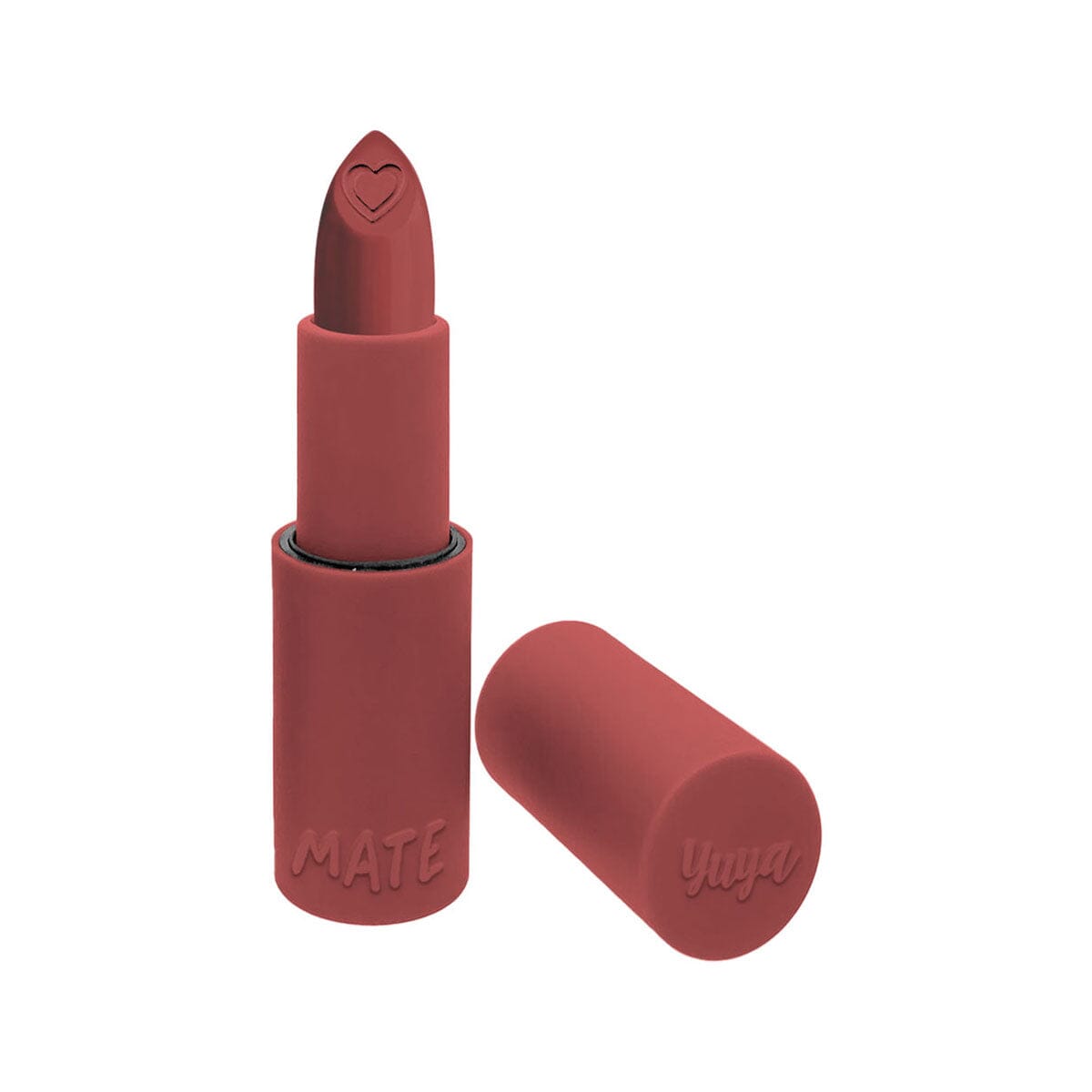 Heart-Shaped Lipstick Stick - Matte Long Lasting Lip Color for Women | Perfect for Everyday Wear, Date Nights & Special Occasions