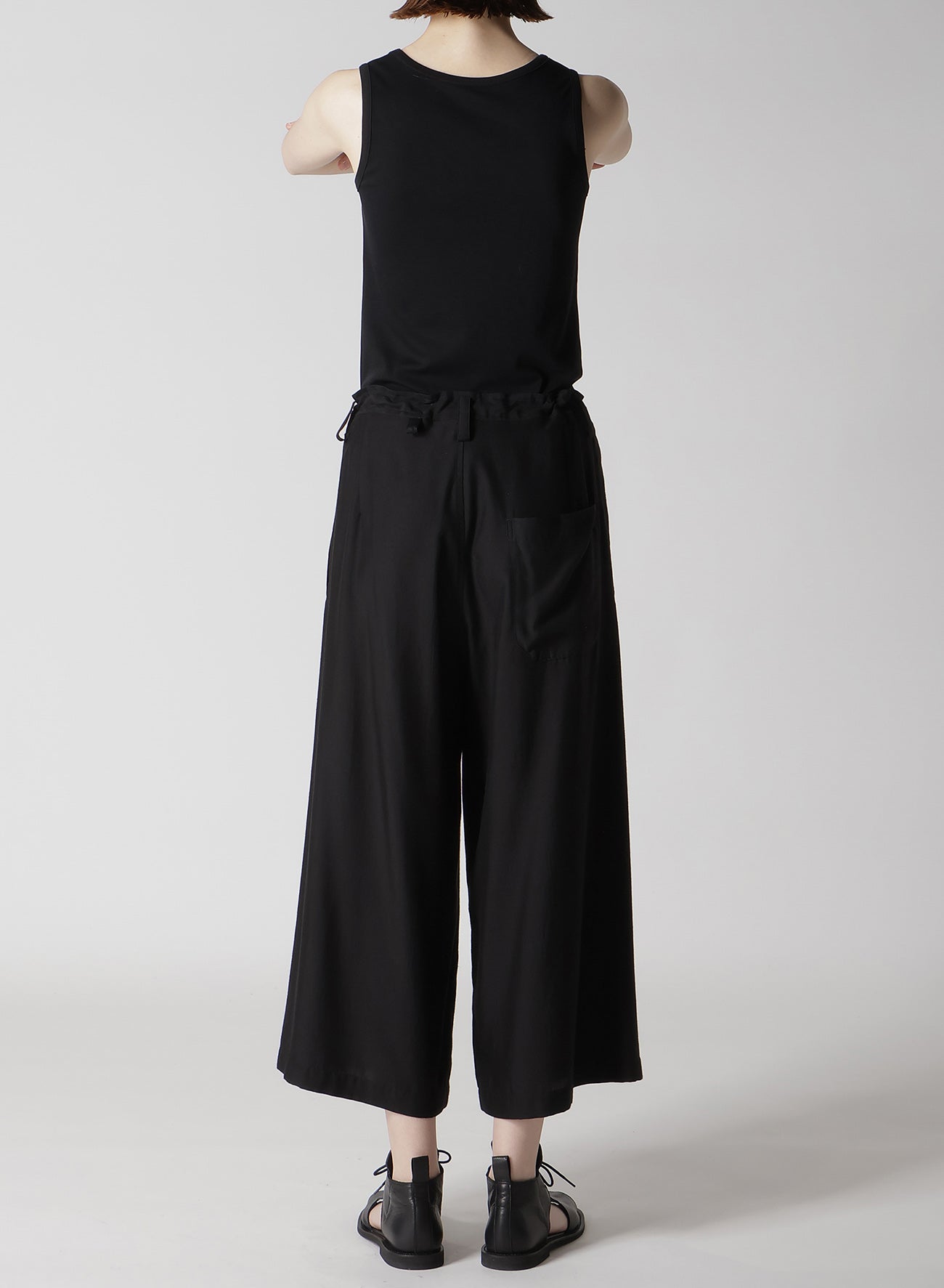 4OZ CU/DUNGAREE TWILL WRAPT PLEATED PANTS for Women - Comfortable Stretch Denim Trousers with Wrap Waist Design | Perfect for Office Wear, Casual Outfits and Travel