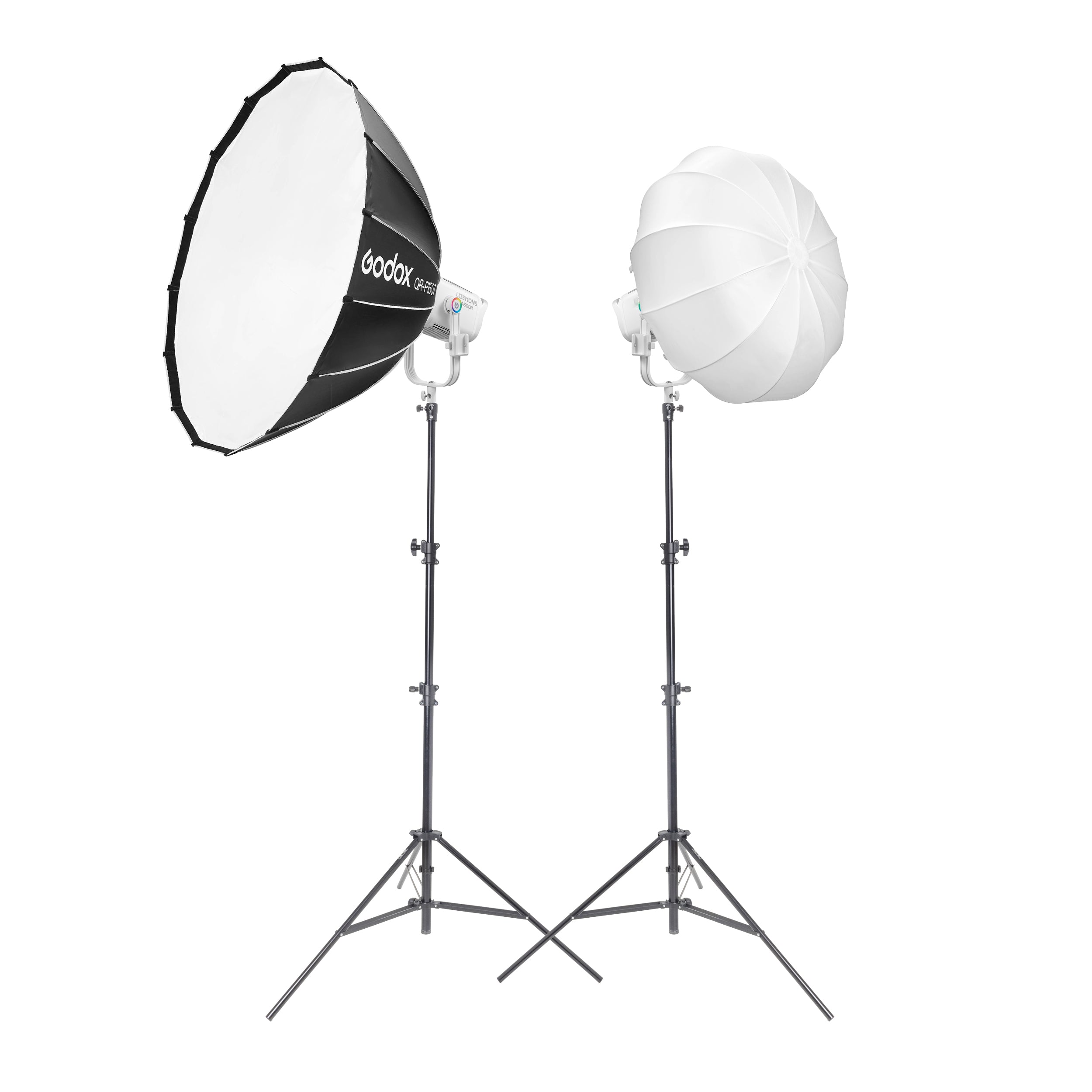 GODOX Litemons LA600R RGB LED Twin Video Lighting Kit - Professional Studio & YouTube Streaming Lights for Photography, Videography, and Live Broadcasts
