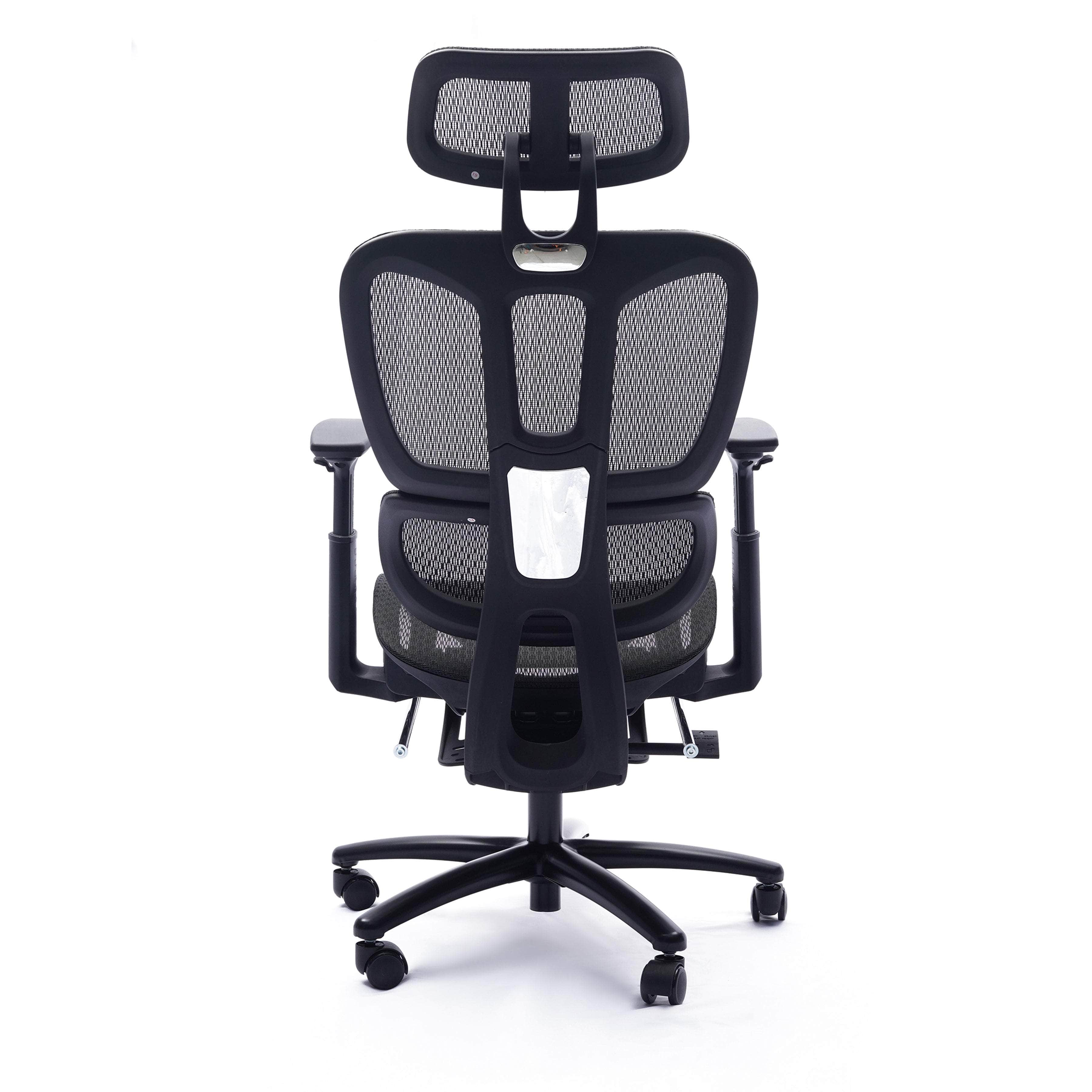 Sealy Huxley Adjustable Ergonomic Mesh Office Chair with Lumbar Support - Black for Home & Office Workspace Comfort