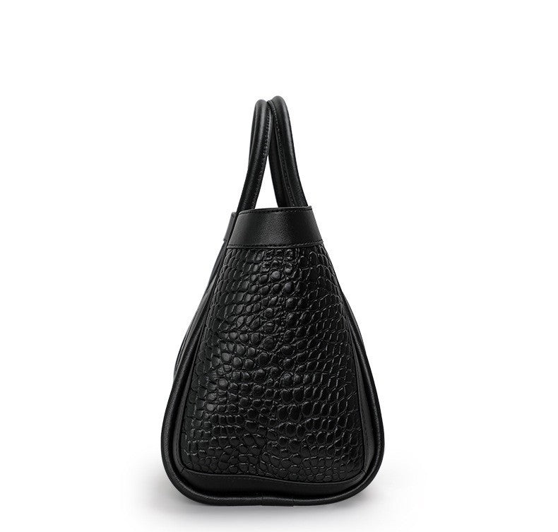 Premium Genuine Leather Tote Bag for Women - Large Capacity Shoulder Bag & Crossbody Purse - Perfect for Work, Travel & Everyday Use