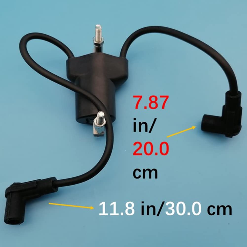 High Performance Ignition Coil for EZ GO E-Z-Go Golf Cart (Compatible with Models 26652-G01, 26652G01) - Fits 4-Cycle 295cc & 350cc Twin 2 Cylinder Engines - Perfect for Golf Course Maintenance, Utility Vehicles & Off-Road Use
