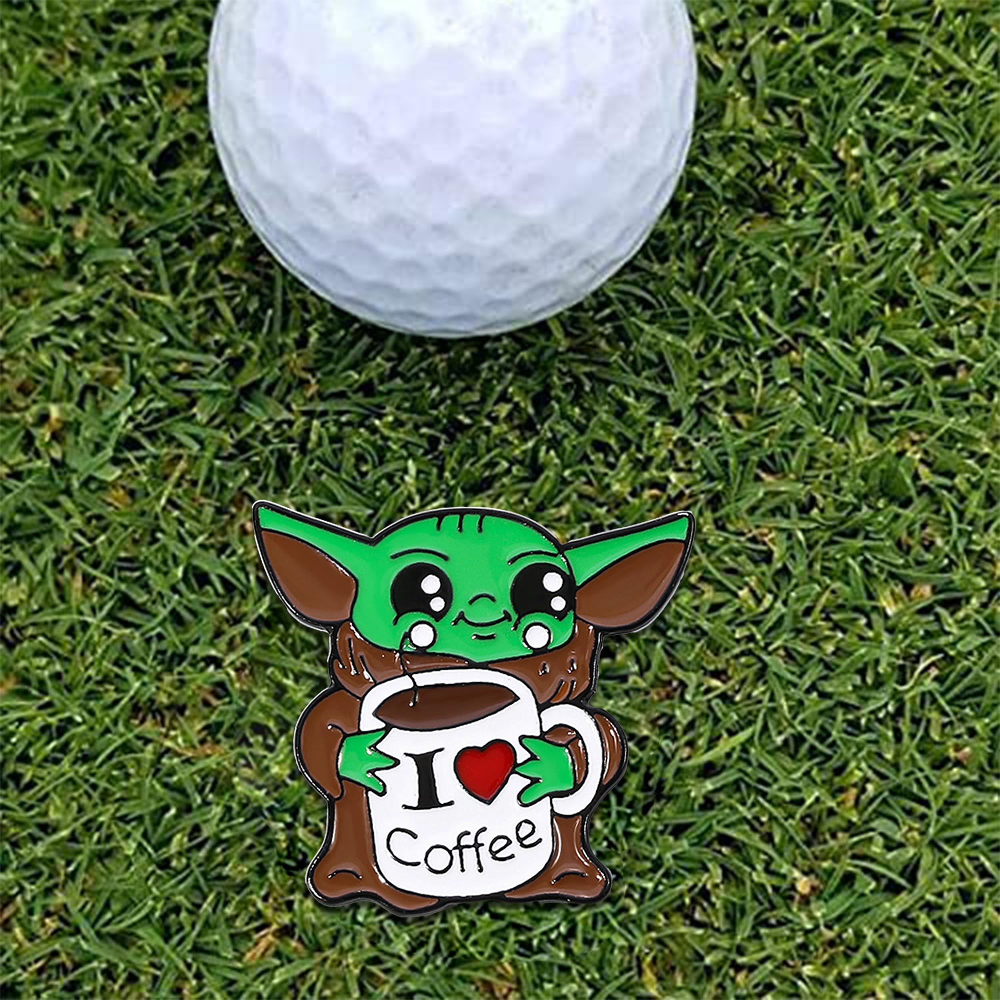 Magnetic Golf Ball Marker with Hat Clip - Funny Golf Accessories & Gifts for Men - Perfect for Golf Course, Practice & Tournament Play