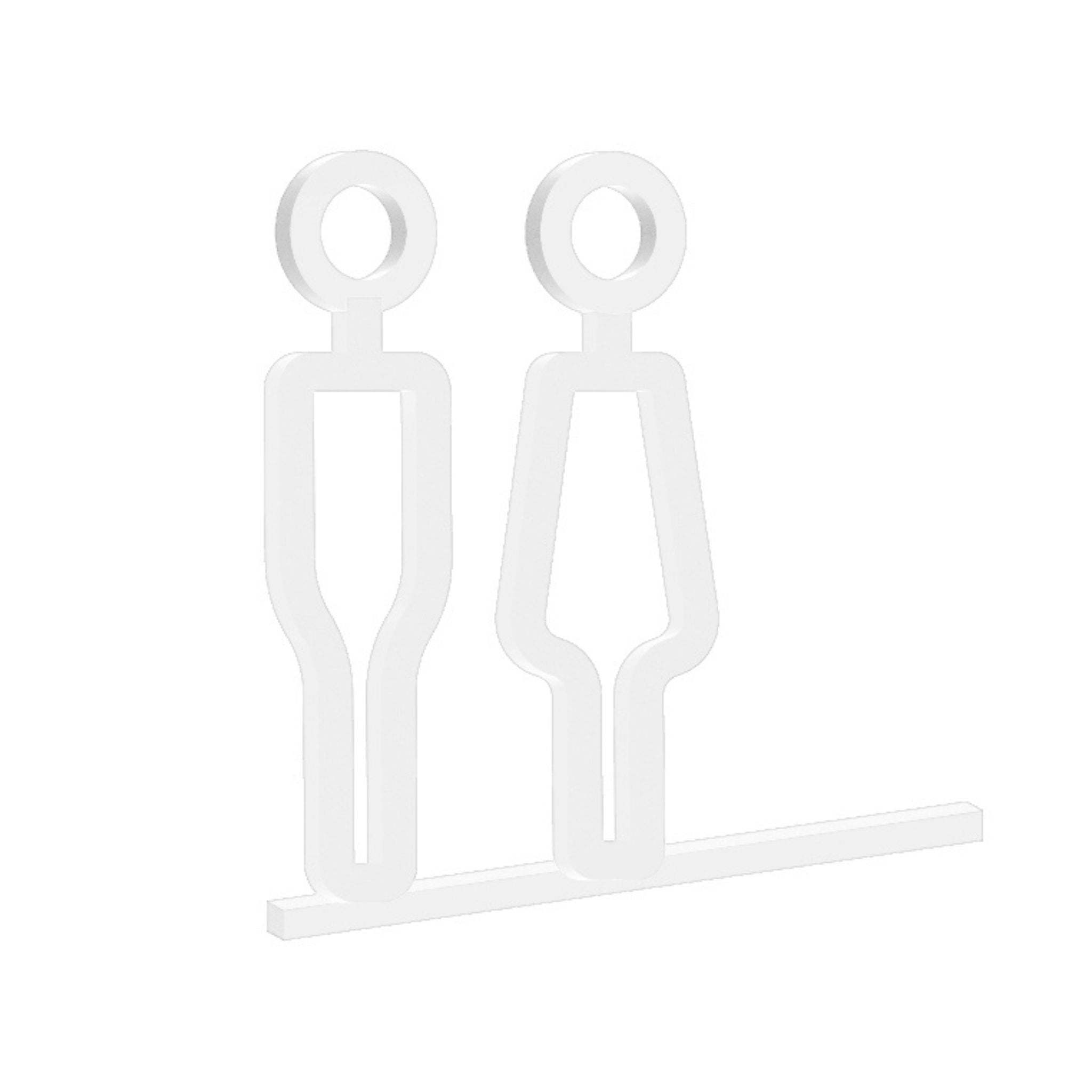 DESIGNSTUFF 3D Wall Sign - Customizable White Home Decor for Him & Her - Perfect for Bedroom, Living Room, and Wedding Gift